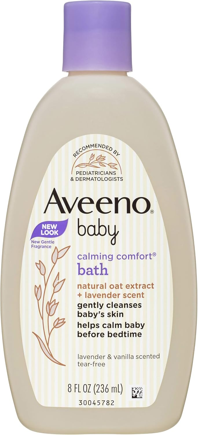 Aveeno Baby Calming Comfort Lavender and Vanilla Scented Sensitive Bath Wash 236Ml | Suitable for a Baby'S Delicate Skin| Soap & Tear Free| image number 3