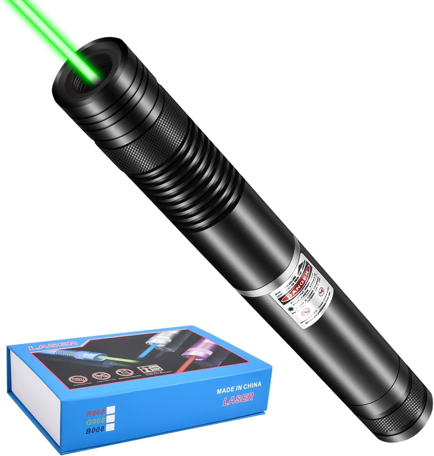 Rechargeable Green Laser Pointer High Power, Long Range Laser Pointer Green Visible Beam for Astronomy, Architecture, Outdoor Adventures image number 3