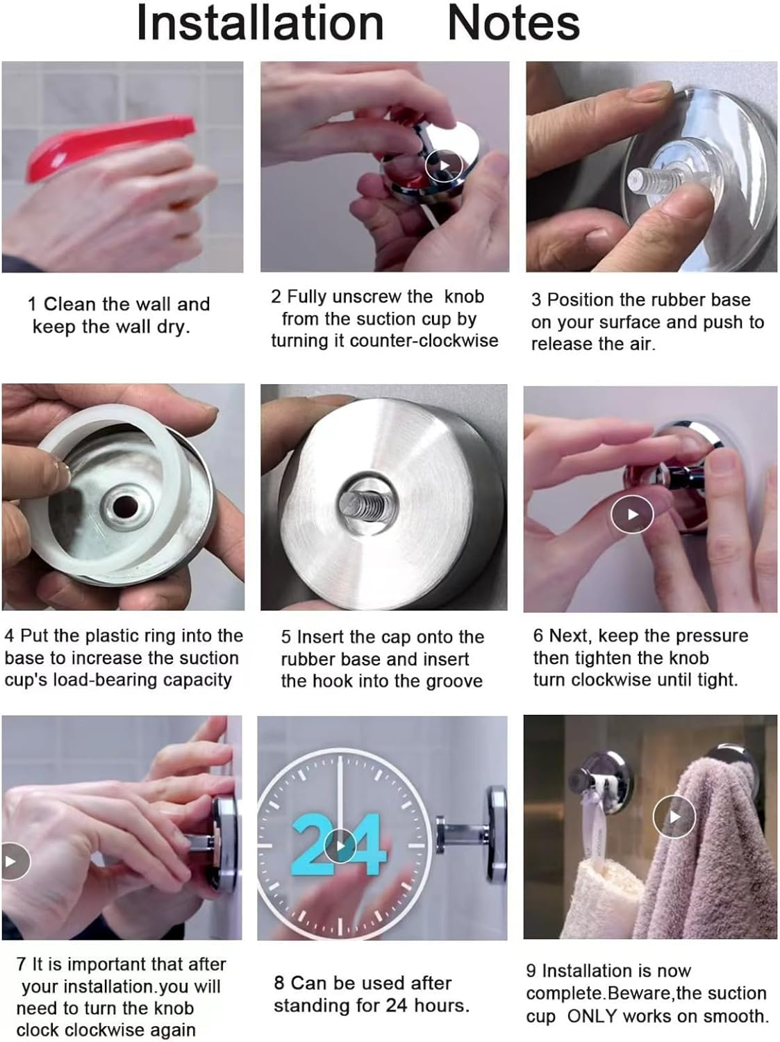 4PCS Bathroom Towel Hooks, Wall Mounted Coad Robe Clothes Hook, Stainless Steel Heavy Duty Hanger for Home Bedroom Kitchen (Silver) image number 5