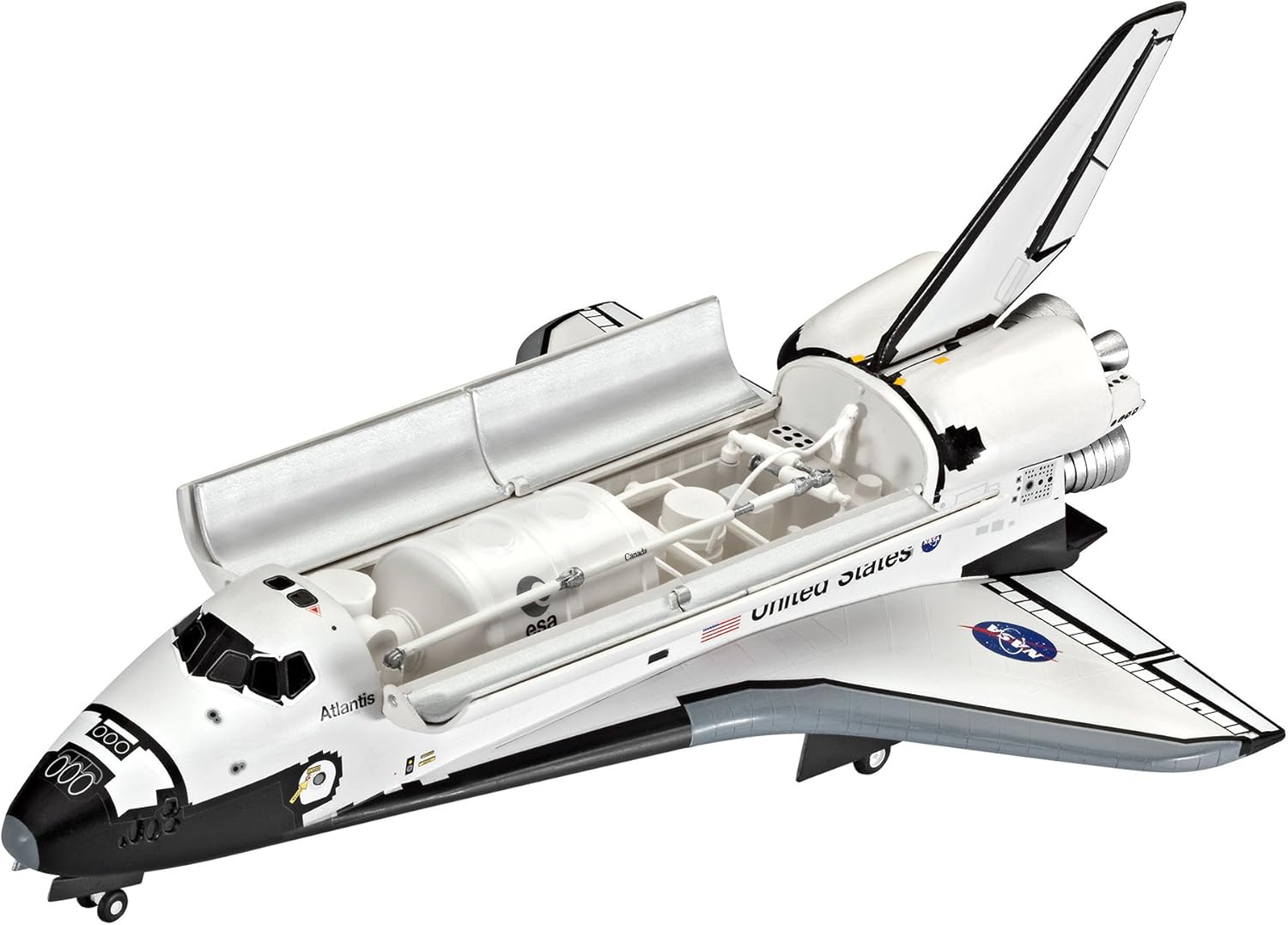 Revell 1:144 Space Shuttle Atlantis Model Kit image number 2