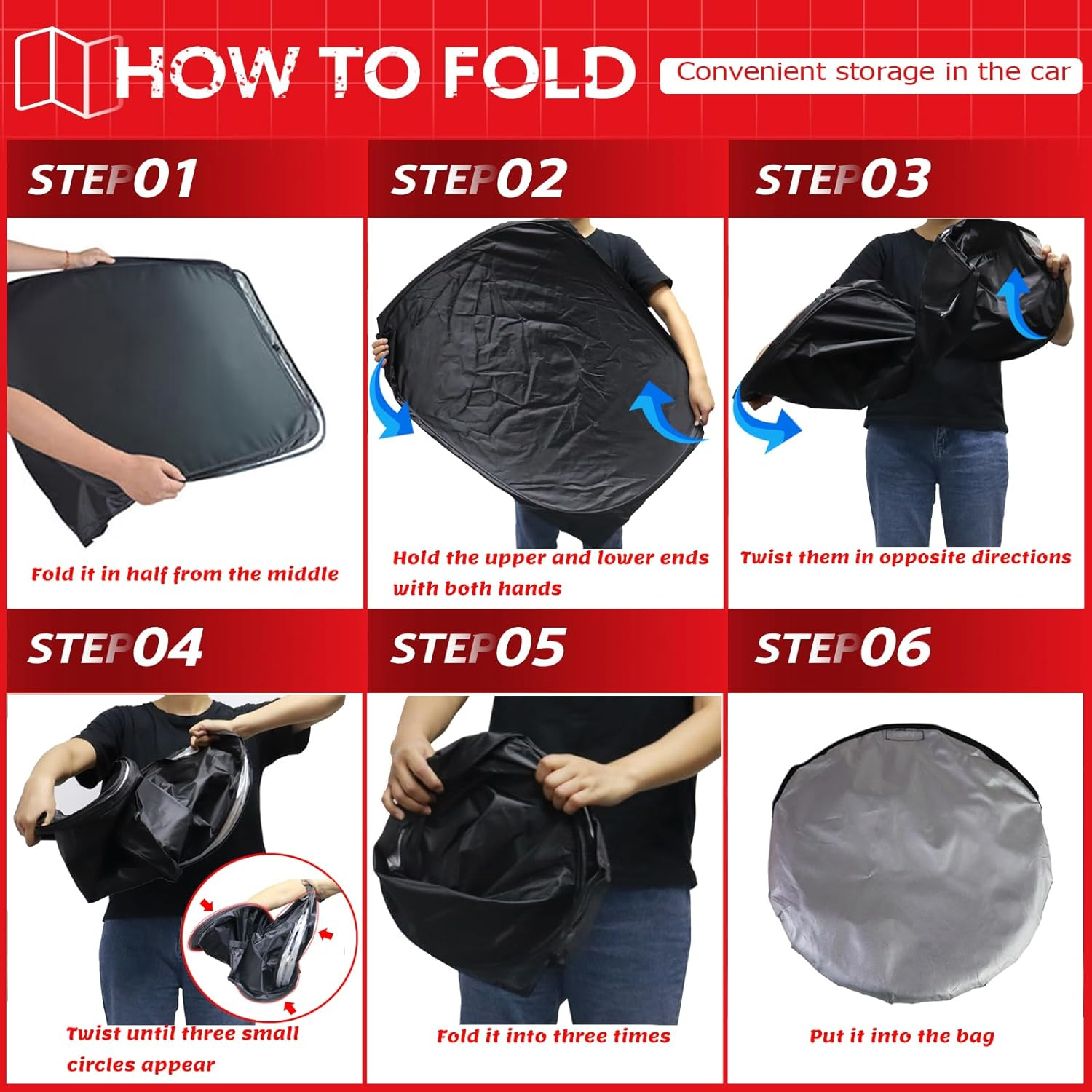 KAYZT Windshield Sun Shade for 2019-2024 Subaru Forester SUV Foldable Sunshade Front Window Custom Fit Car Accessories