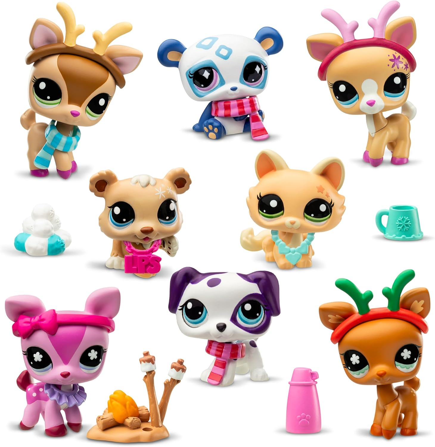 Littlest Pet Shop Advent Calendar Christmas 2024, Littlest Pet Shop Toy LPS Gen 7, 2024 Christmas Advent Toy Calendar, with 24 Authentic Figures, Girls, Boys, Kidult image number 2