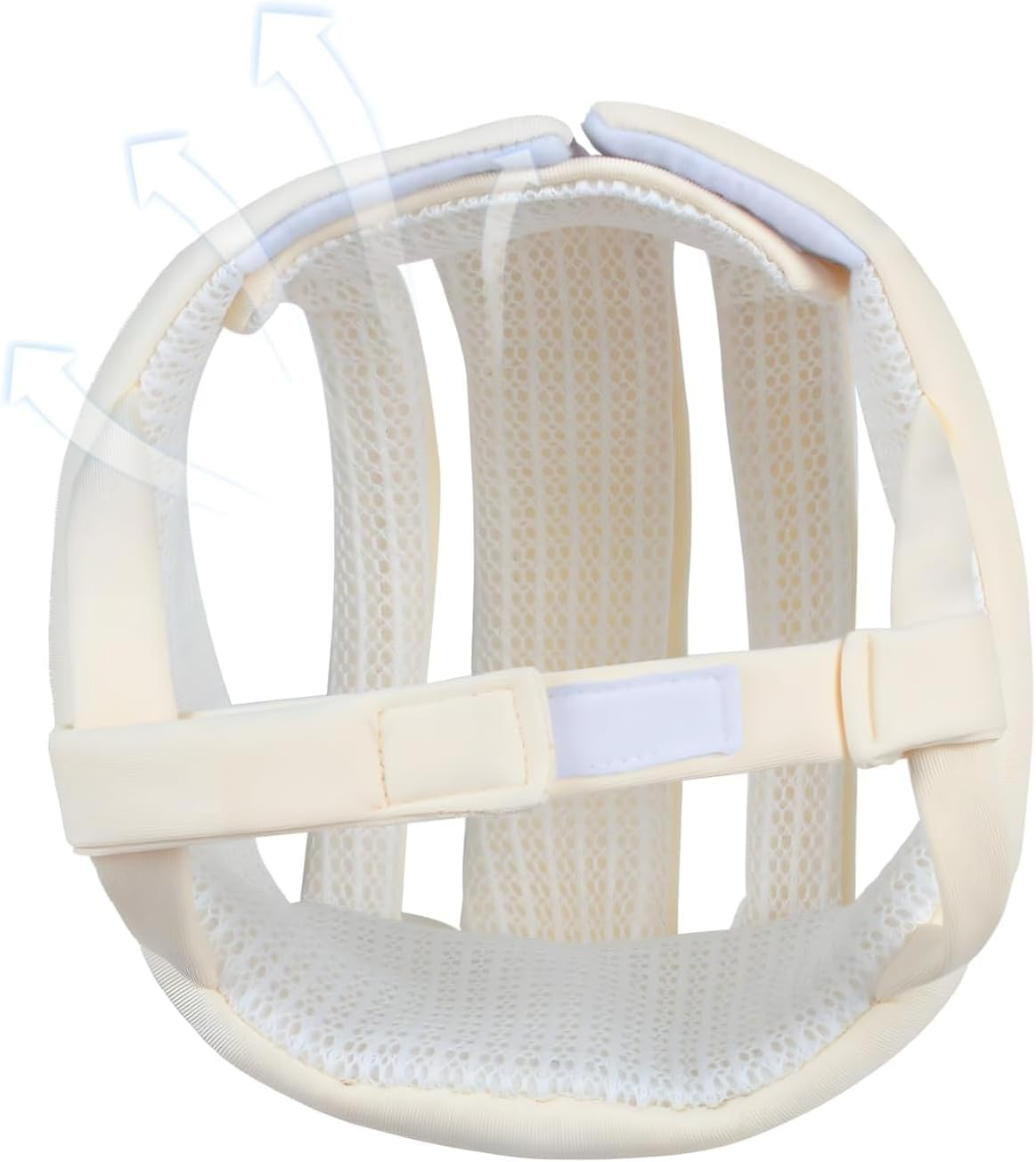 Adjustable Baby Head Protection Hat,Breathable Mesh Design | Cute Bunny Pattern | Lightweight & Safe for 6-24 Months