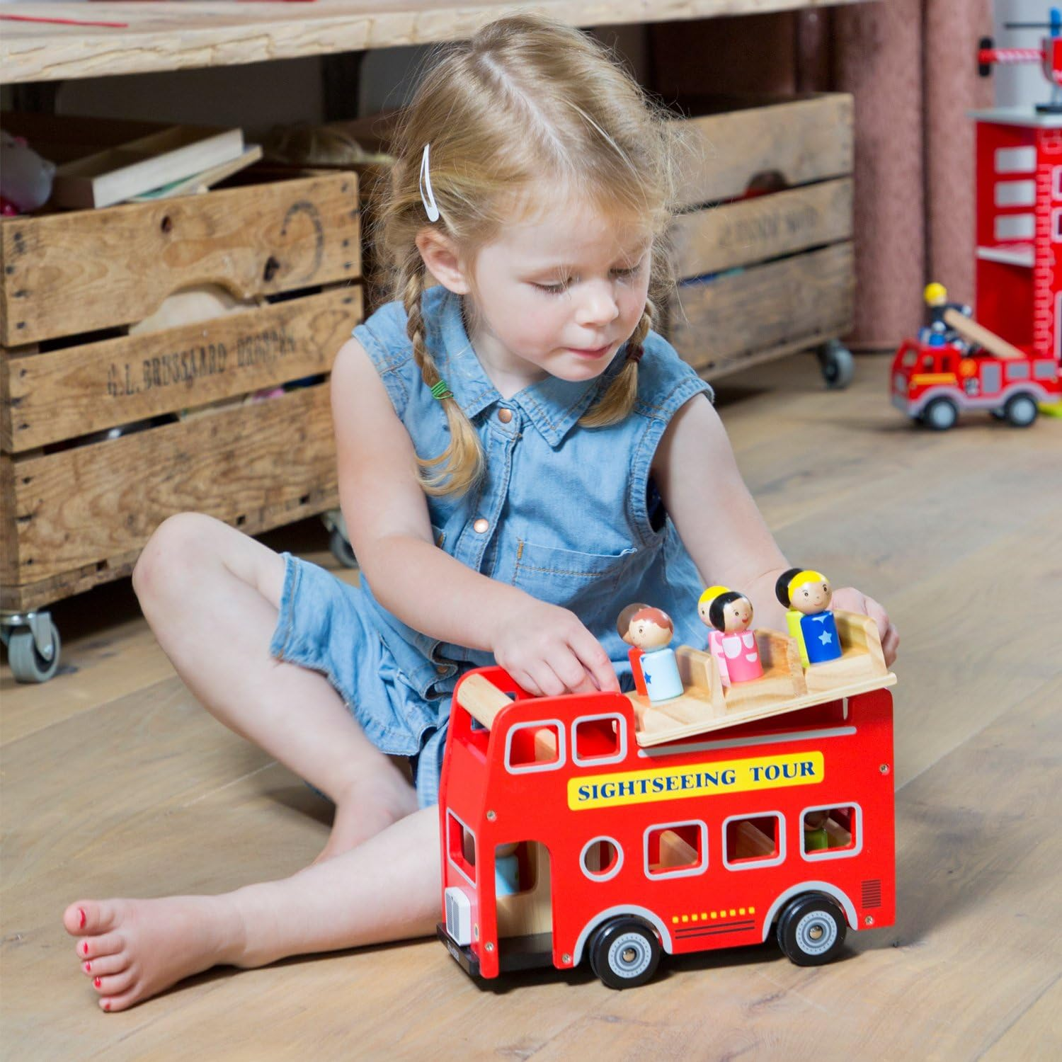 New Classic Toys - Wooden Toy Vehicle Balance Game