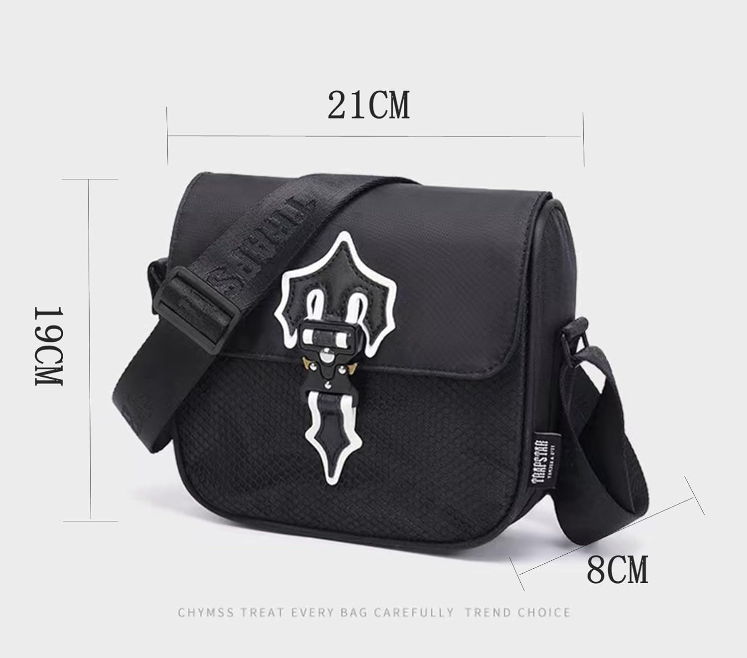 Trapstar Bag, Trapstar Reflective Bag,Trapstar Crossbody Bag, Fashionable Oxford Cloth Lightweight Men Shoulder Bags image number 6