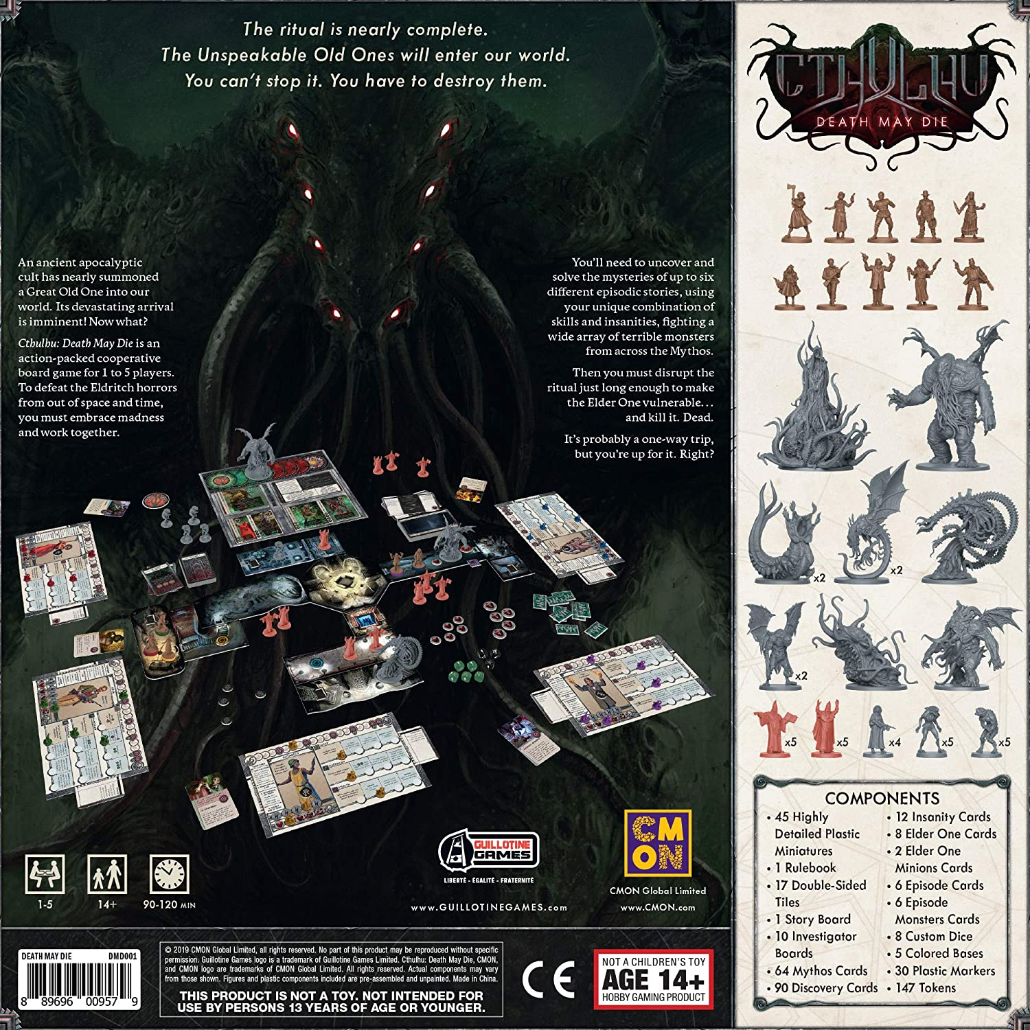 CMON Cool Mini or Not Cthulhu : Death May Die Board Game image number 5