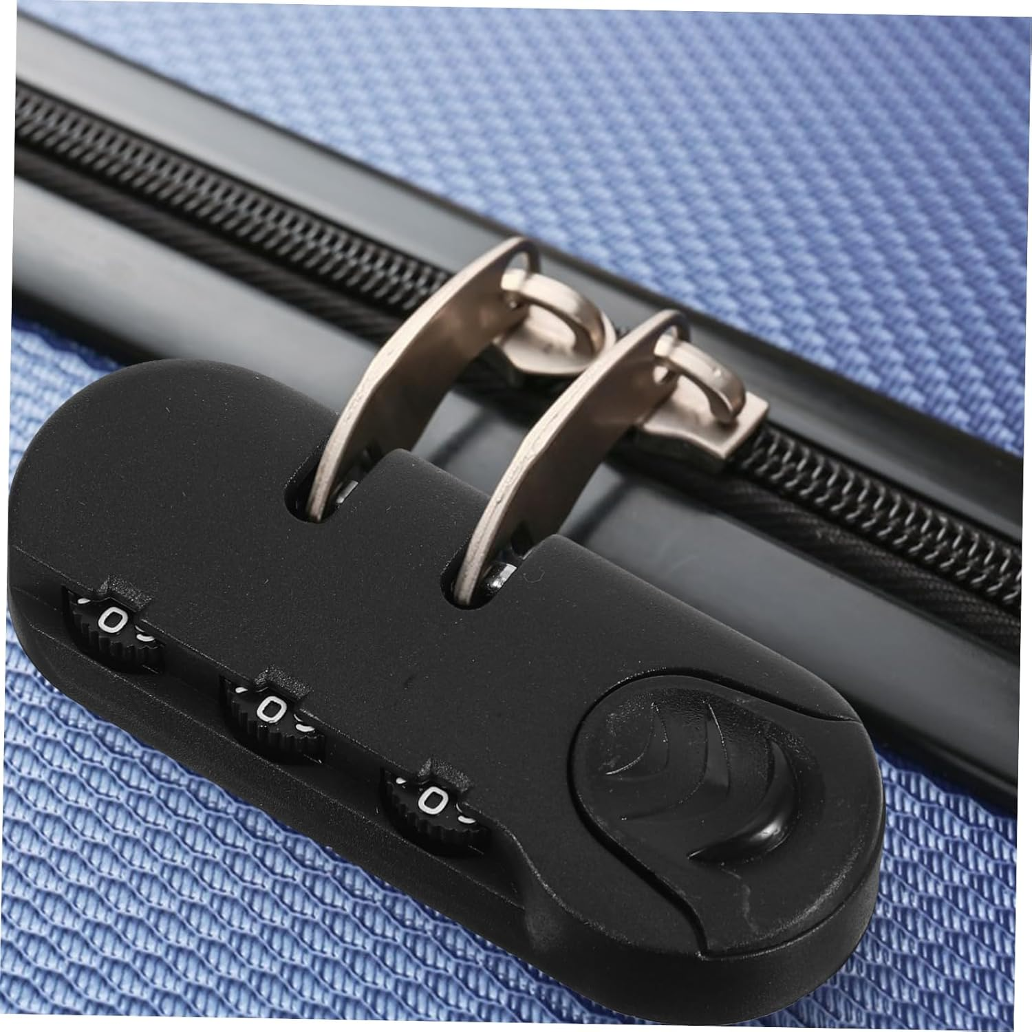 Yardenfun 3Pcs Travel Padlocks for Luggage Zipper Lock Theft Protection Zipper Lock for Backpacks and Suitcases Easy to Install Combination image number 3