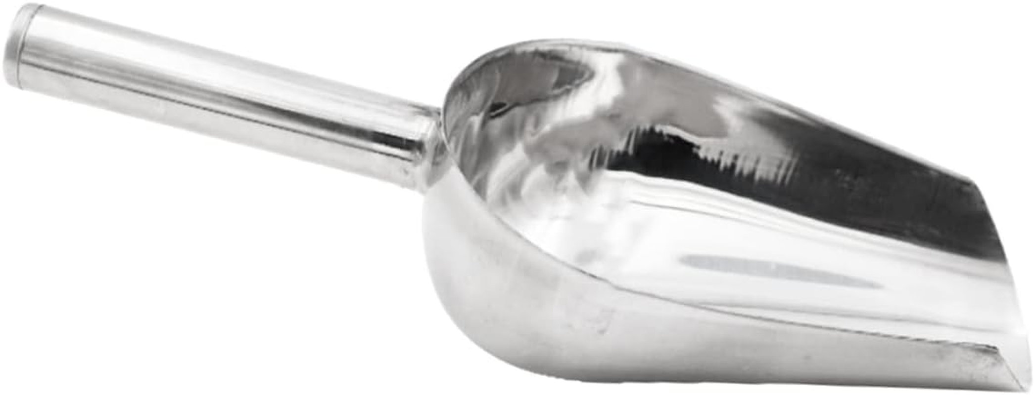 Iplusmile Stainless Steel Feed Scoop Handle Sturdy Grain and Pet Food Distribution Scoop for Livestock and Kitchen Use Multi-Purpose Metal Fodder Scooper image number 5