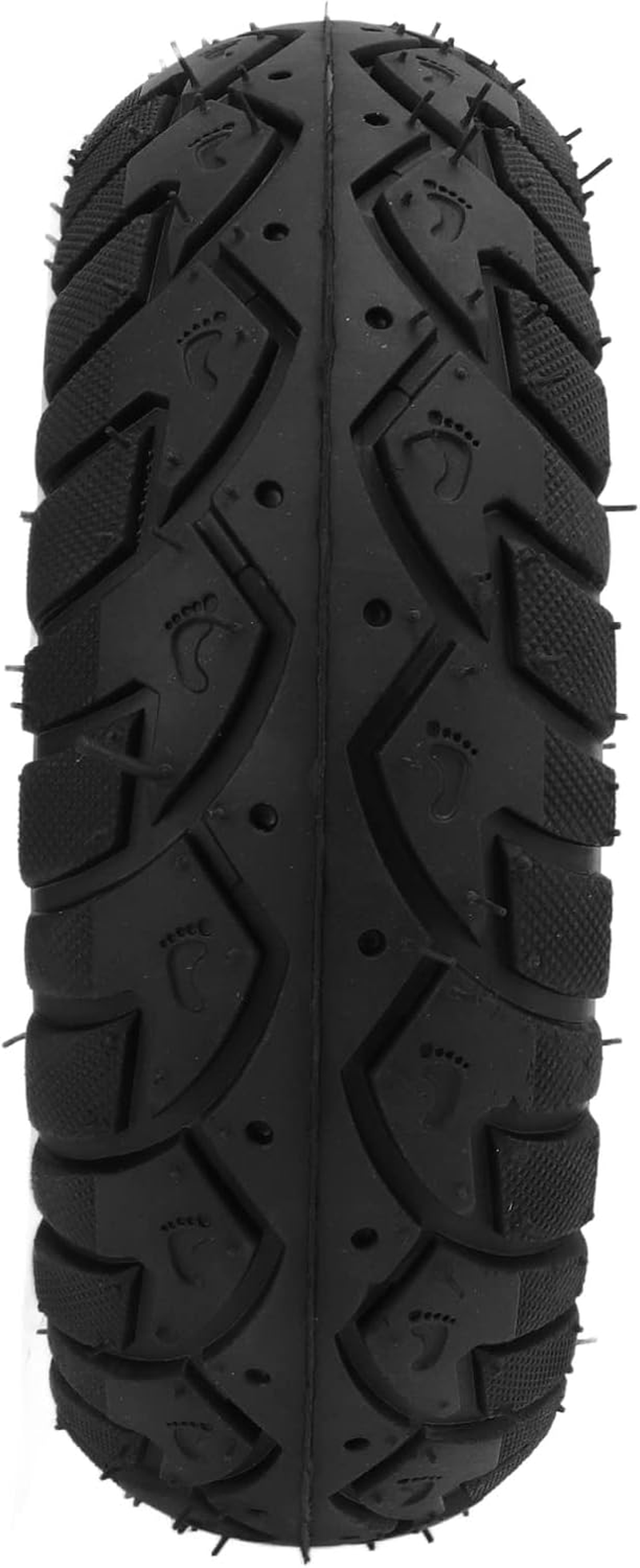 10 Inch 4.10 3.50‑4 Tire and Inner Tube with Bent Valve, 4.10/3.50‑4 Pneumatic Tire Rubber Inner Tube Tire for Wheelbarrows, Lawn Mowers, Hand Trucks Dollies, Yard Trailers image number 2