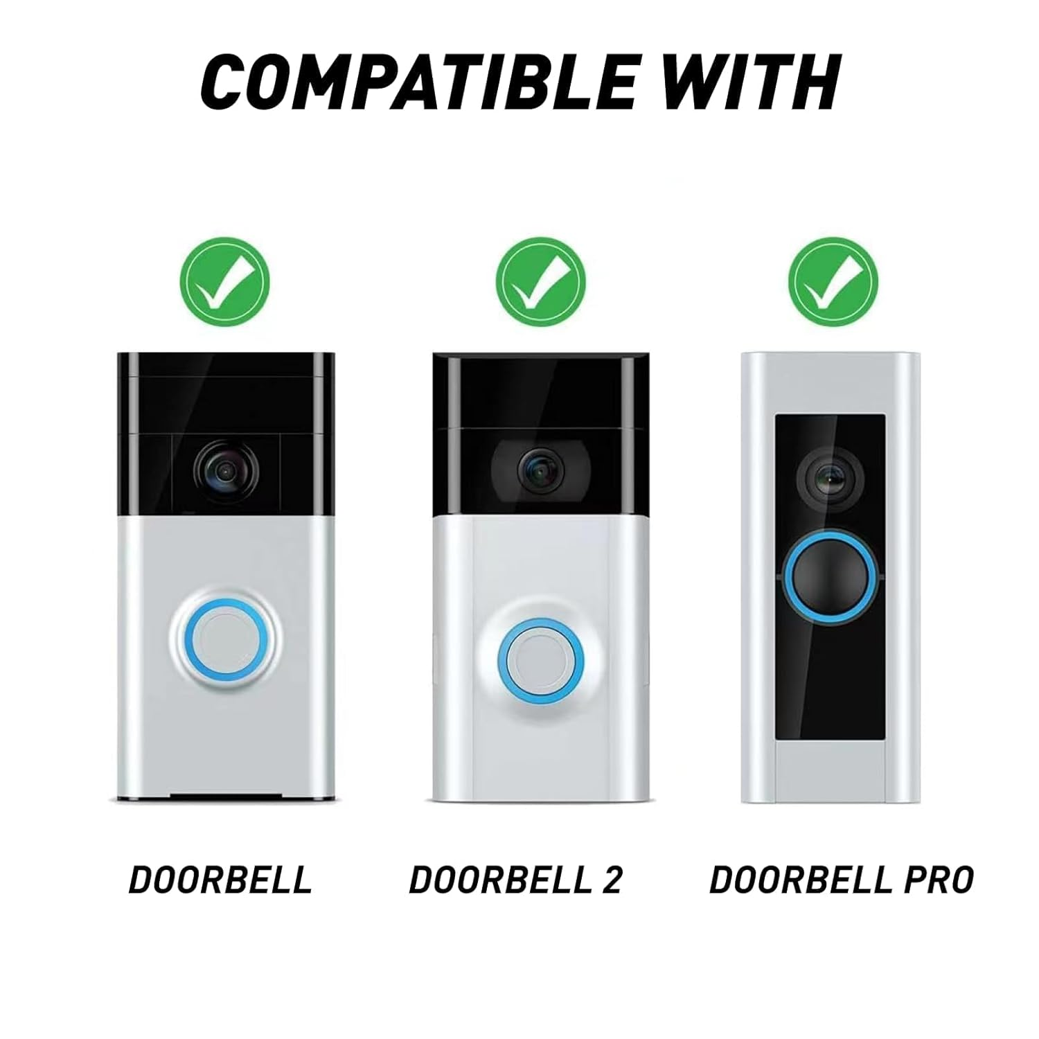 Doorbell Security Screw Kit Tamper-Proof Replacement Screws Driver for Ring 1 2 Pro anti Theft Installation Hardware 4 Screws Tool Included image number 2