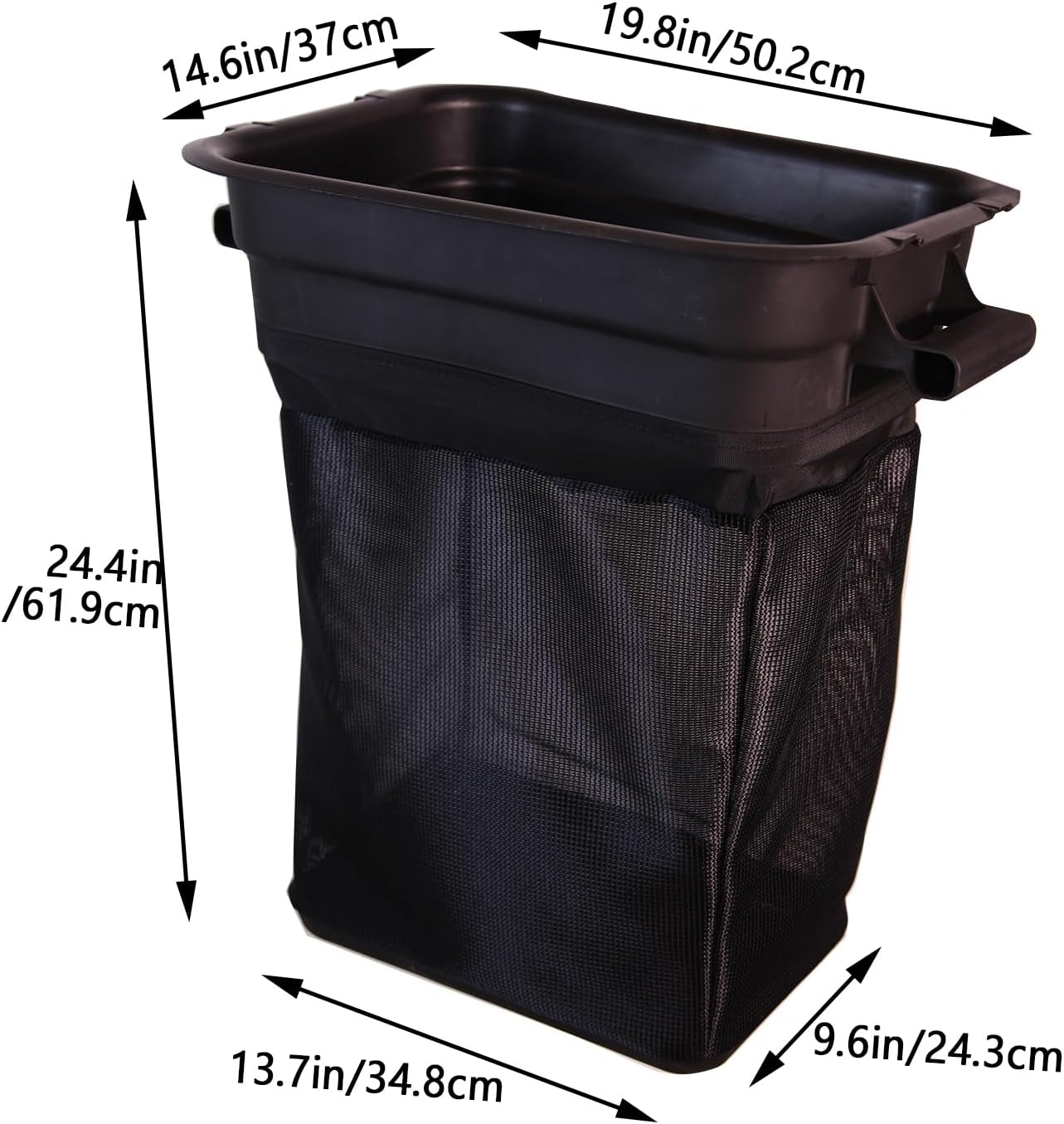 Lauterbrun 1Pcs Replacement for Husqvarna,Craftsman 42"-46" 2 or 3 Bag Attachment, Lawn Tractor Bagger Attachment Container, Fit #400226 532400226,Yts4000,917249791,Yt3000,Dlt3000,Ayp, Dixon Dupe image number 2