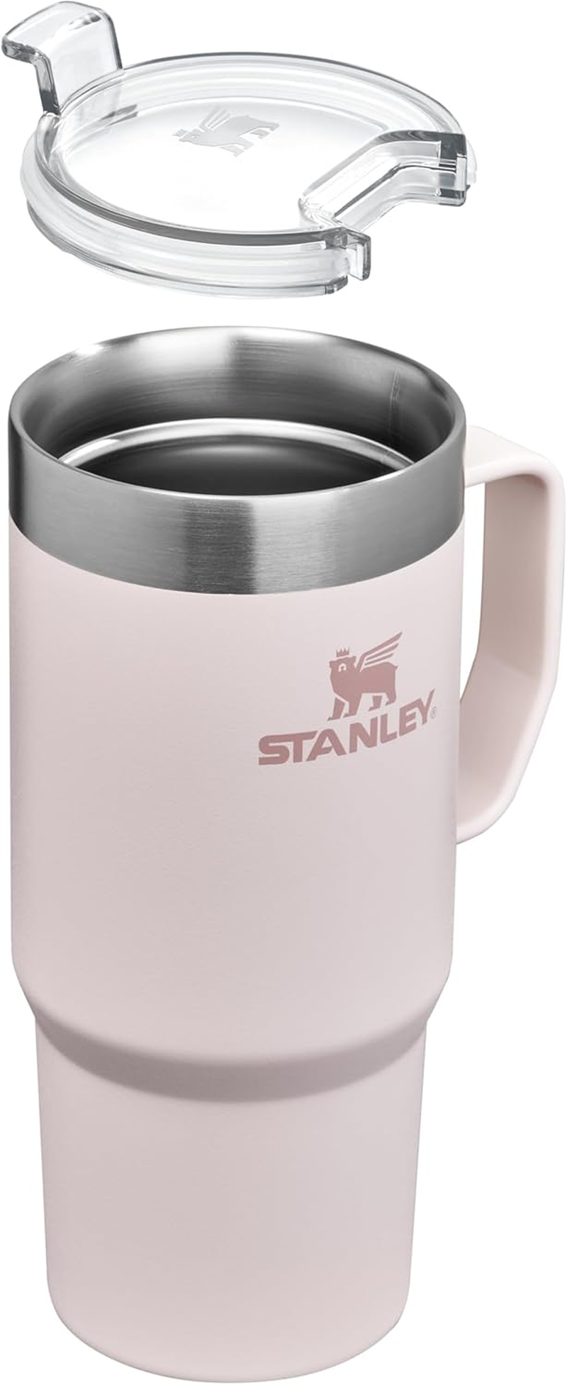 Stanley Everyday Camp Mug 16 Oz | Press Fit Drink through Lid | Cup for Coffee, Tea and Drinks | Insulated Stainless Steel Coffee Mug | Bpa-Free | Rose Quartz image number 2
