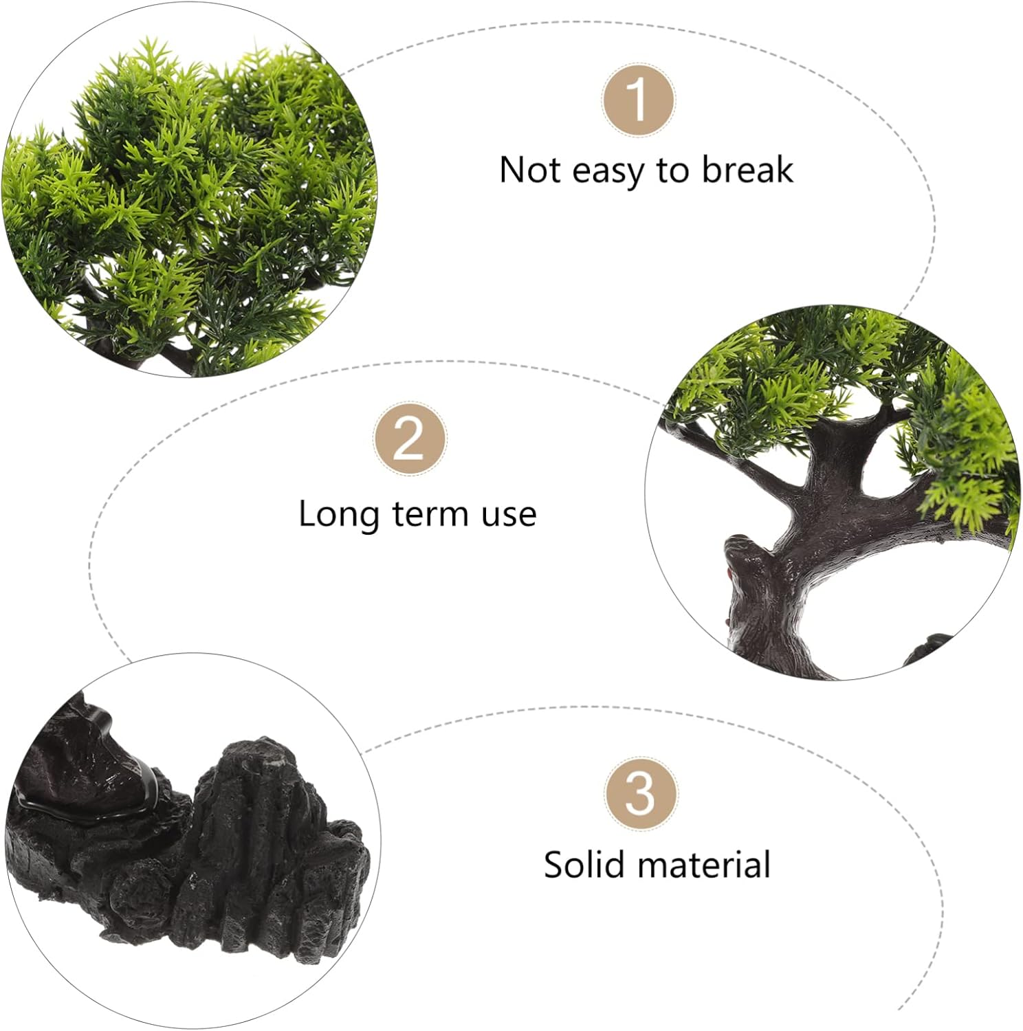 Mipcase Water Plants Decoration for Fish Bowl Aquarium Live Fresh Plants for Small Aquarium Decorations and Fish Tank Garden image number 3