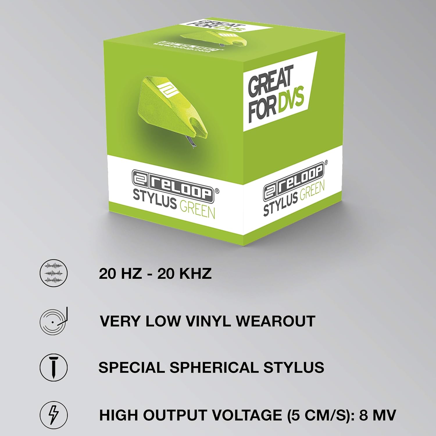 Reloop Ortofon Replacement Stylus for the Concorde Green image number 2