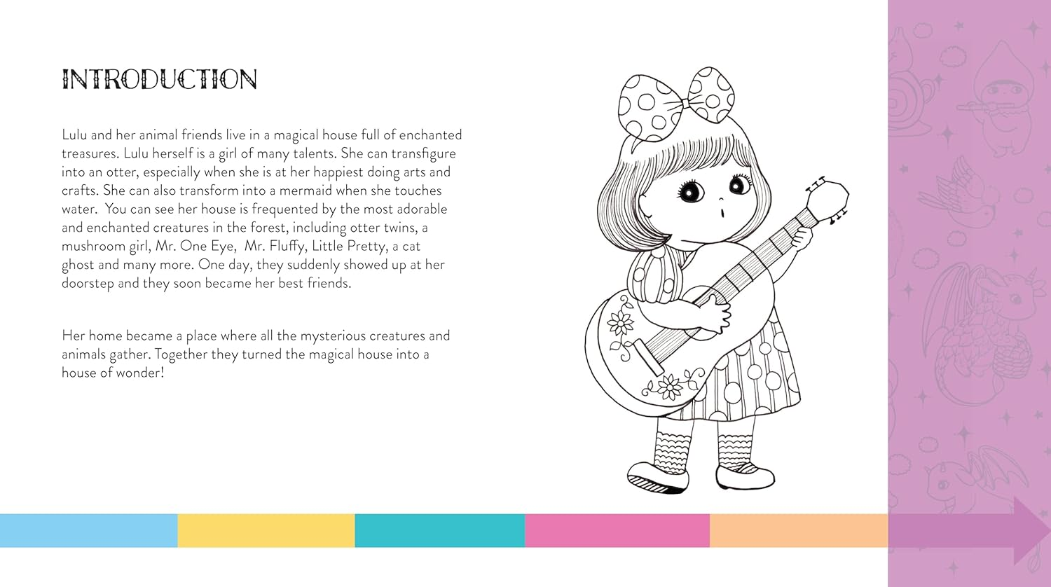 Lulu'S House of Wonder Coloring Book: Step inside & Color Fantastical Creatures & Cozy Scenes image number 6