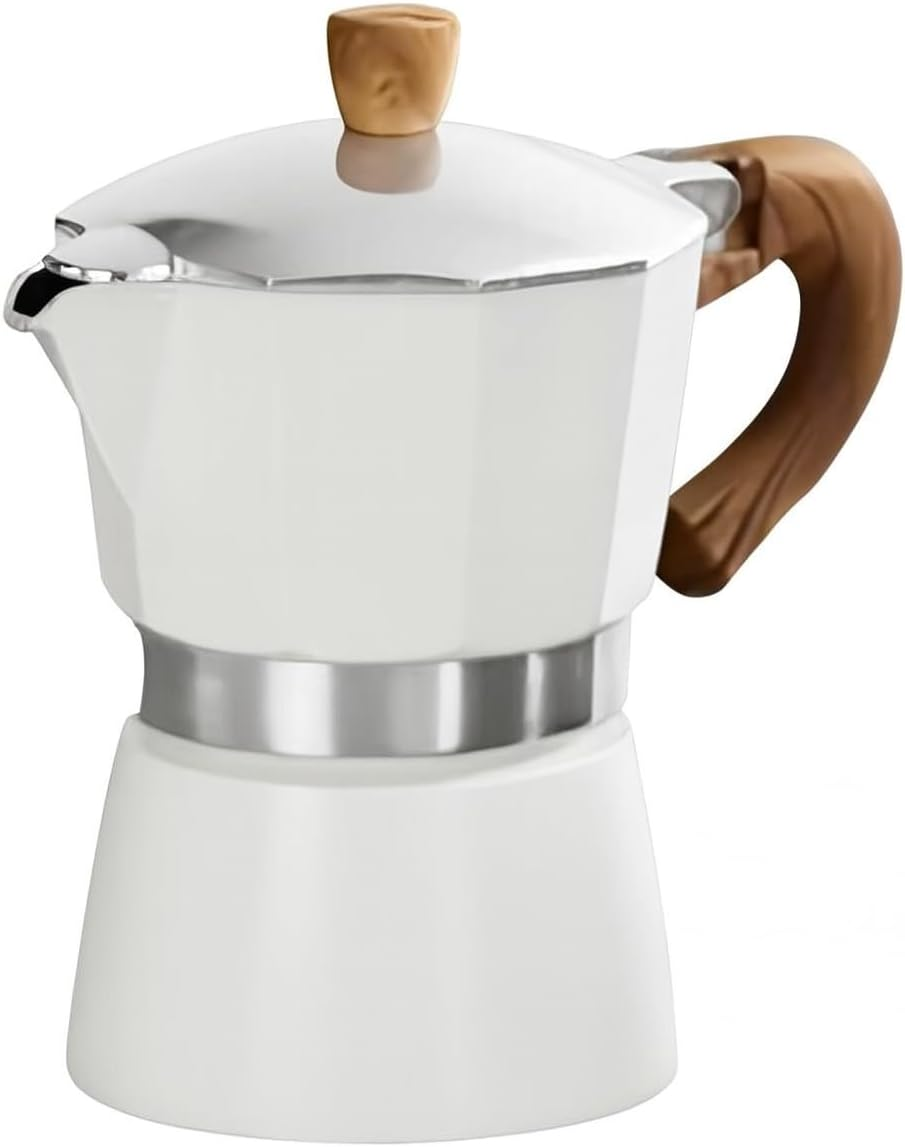 Classic Moka Pot &ndash; 3 Cup Stovetop Coffee & Espresso Maker, Milano Coffee Maker at Home or Camping, Compatible for Greca, Electric & Gas Stove (Mint Green, 150ML) image number 3