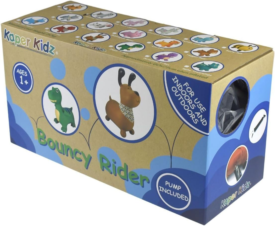 Kaper Kidz PA7040 Bouncy Rider Granite the Horse Grey: Bouncing Toy for Kidz up to 50Kg for Ages 12 Months+ image number 3