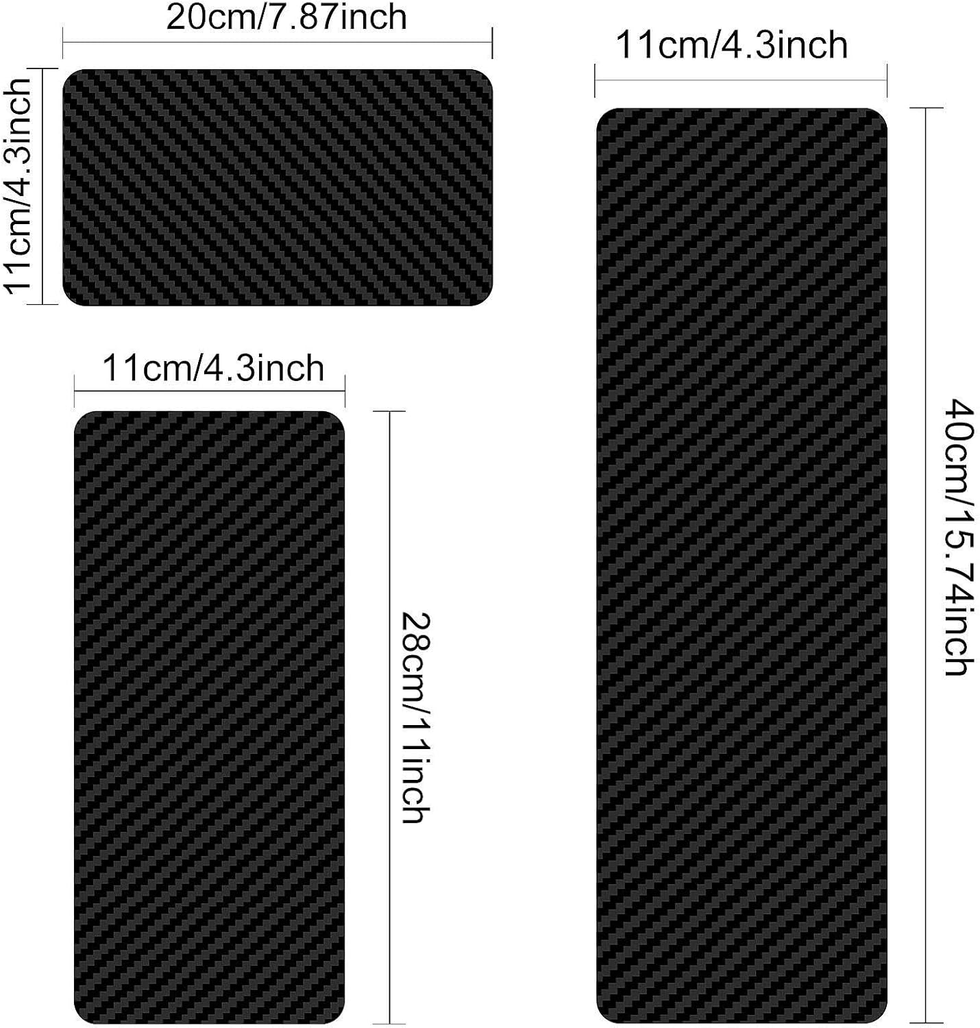 Ysyqkn 3 Pack Hair Styling Boards - Lightweight Hairdressing Supplies for Professional Salons, Black image number 4