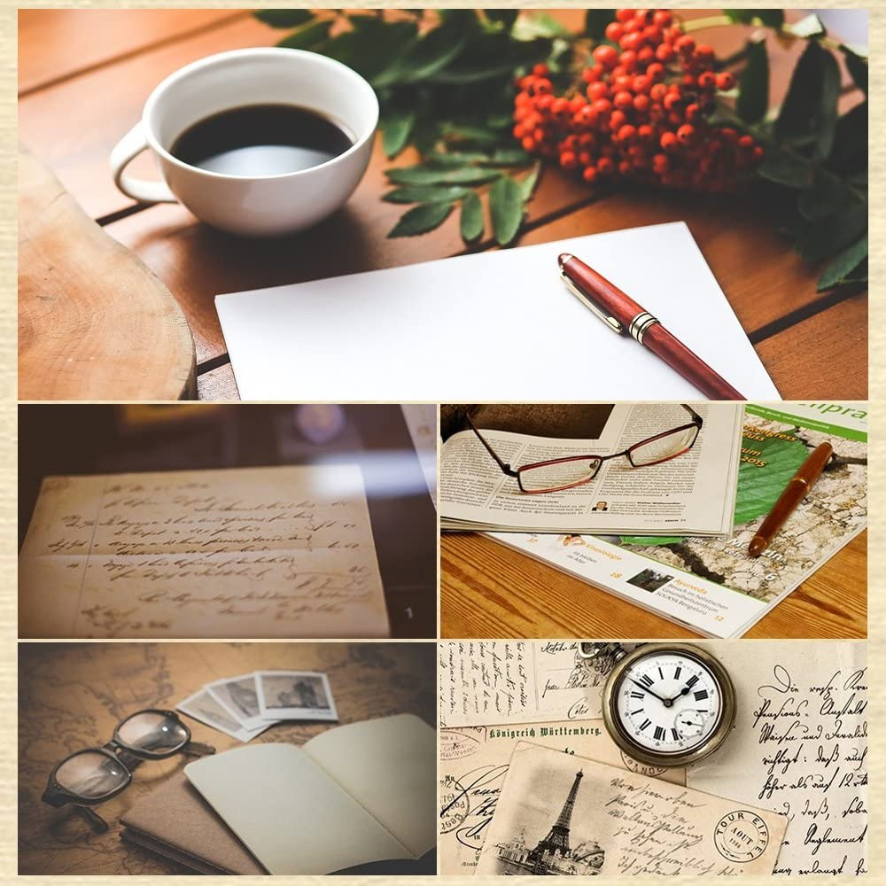 Natural Handcrafted Rosewood Ballpoint Pen Writing Set Luxury Elegant Gift Pen Set for Calligraphy Signature Executive Business