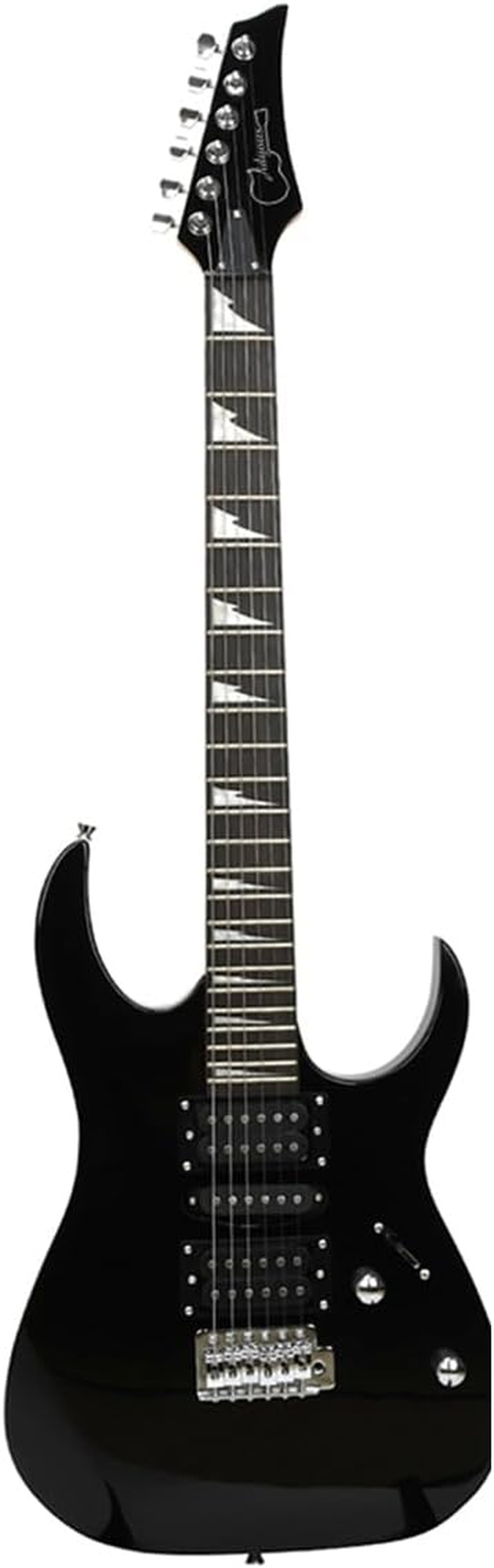 39 Inch 6 Strings 24 Frets Electric Guitar with Bag and Accessories (Black) (Black) image number 4
