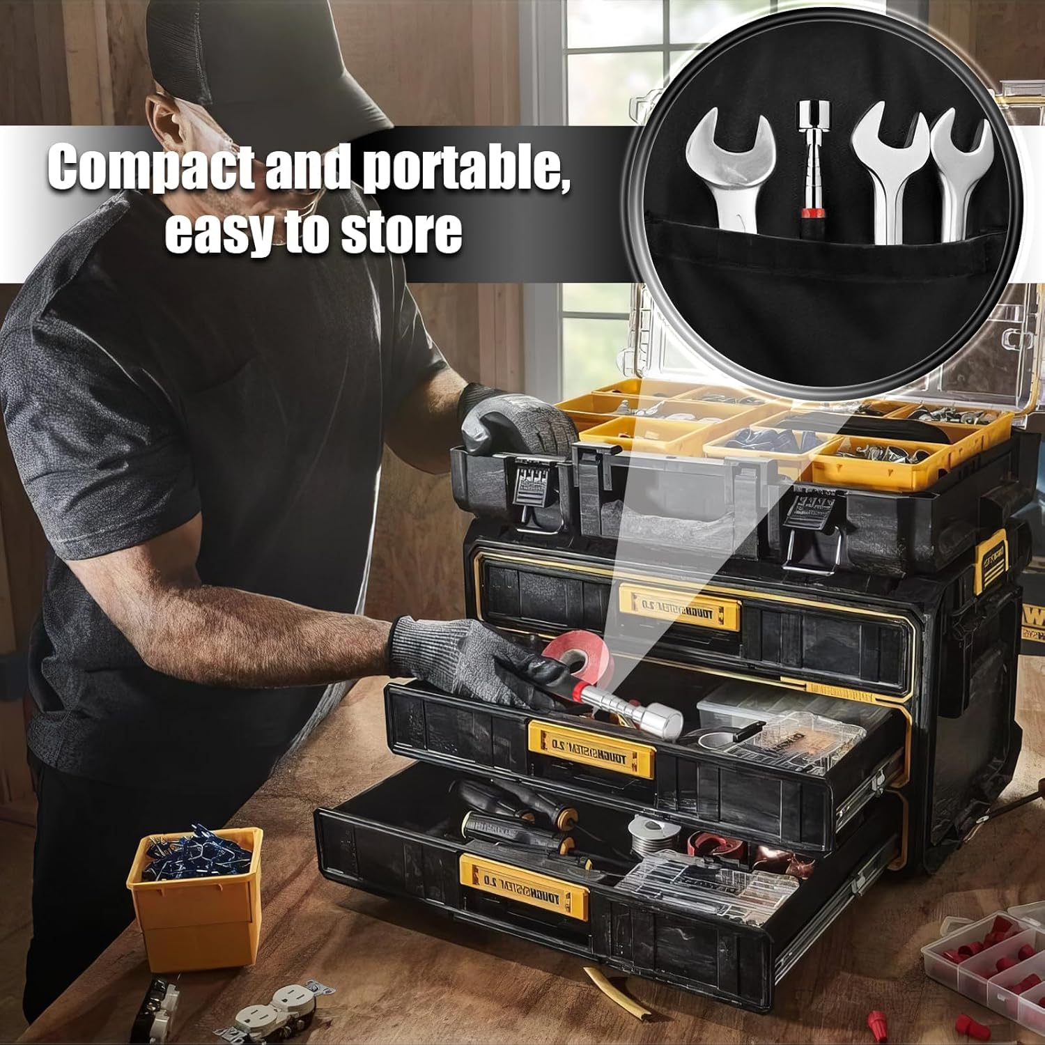 Telescoping Magnet Stick Tool, 20Lb Magnetic Pickup Tool, Magnet Stick Tool for Picking up Keys, Nuts