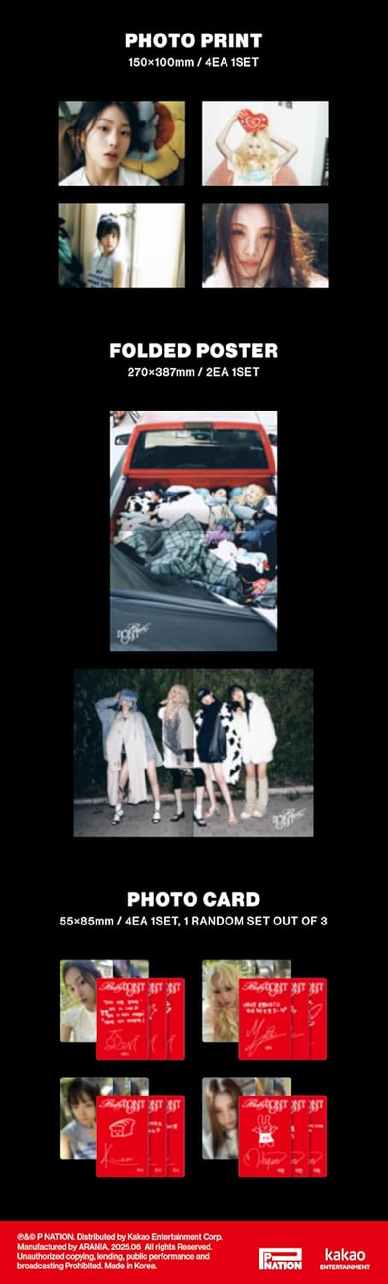 Baby DONT Cry F Girl Official MD Photobook with Tracking Sealed image number 1