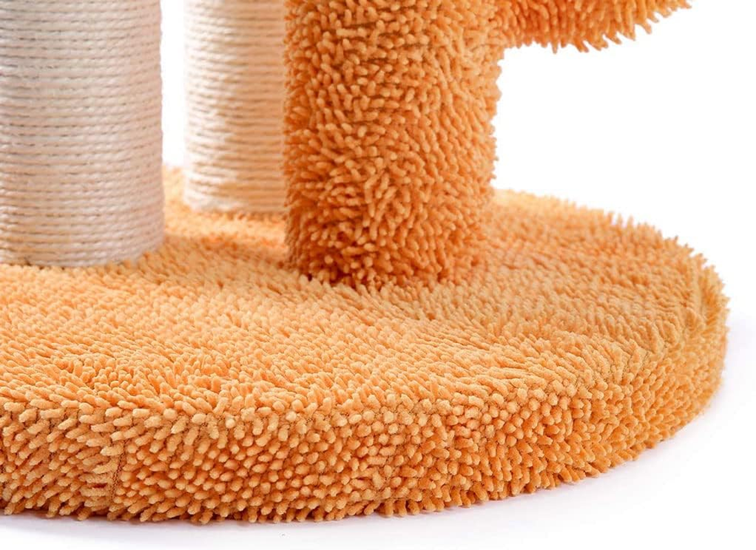 Cat Tree Tower Cat Climbing Frame with Sisal Rope Cat Cactus Scratching Post with Hanging Toys Cat Towers Cat Climbing House image number 4