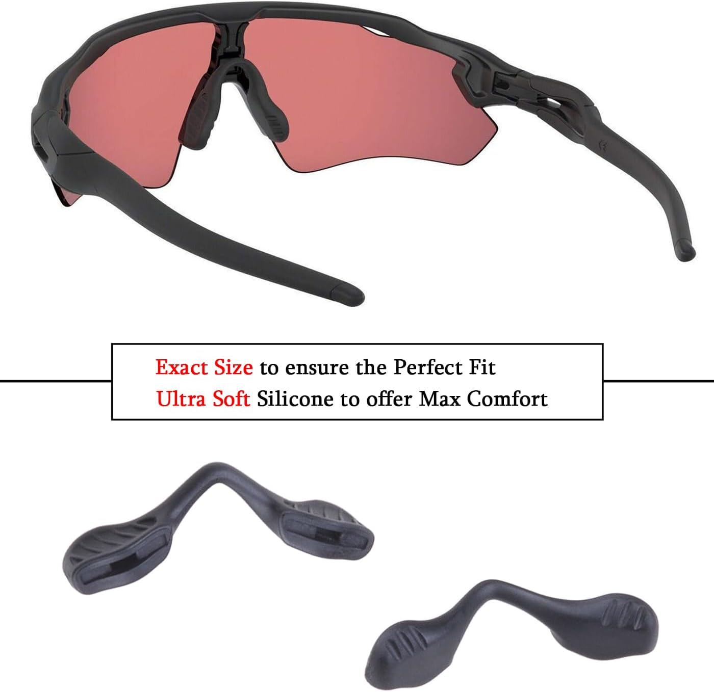 Tendye Replacement Nose Piece Nose Pads for Oakley Radar EV XS Path OJ9001 Sunglasses Frame image number 3