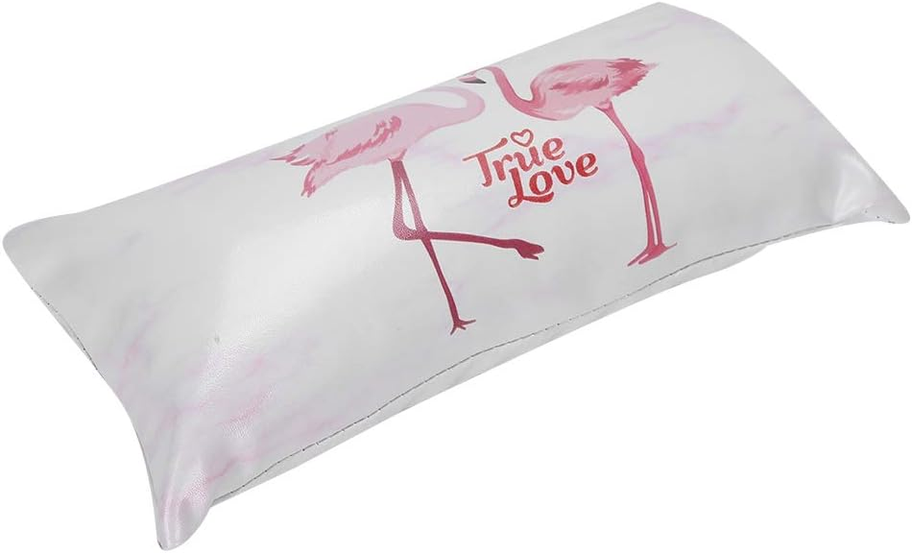 Nail Art Table Mat, High-Quality Materials Soft and Foldable Easy to Clean Easy to Remove Nail Pillow, for Home Salon Shop Manicure Store Beauty Salon(Flamingo Hand Pillow) image number 6