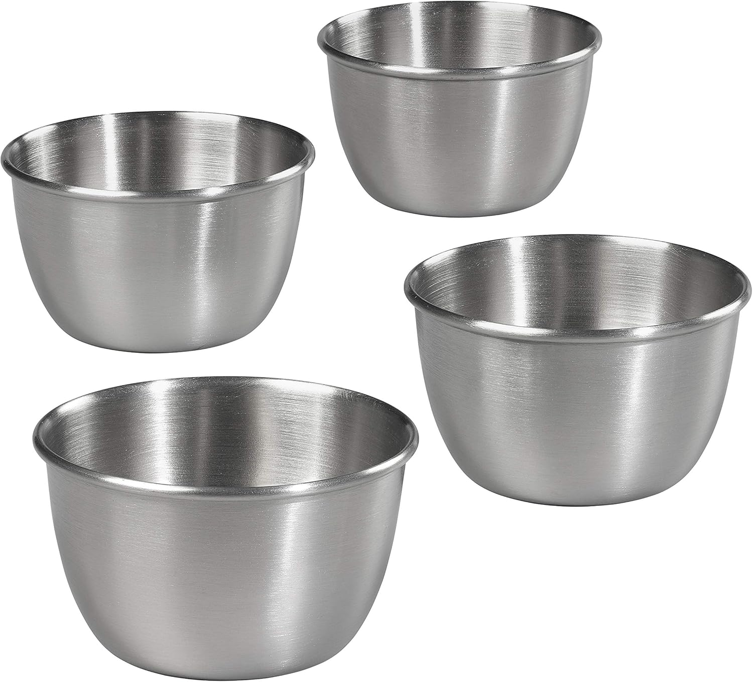 Tala Stainless Steel Pudding Moulds, Perfect for Individual Puddings, Measures 8Cm X 5Cm