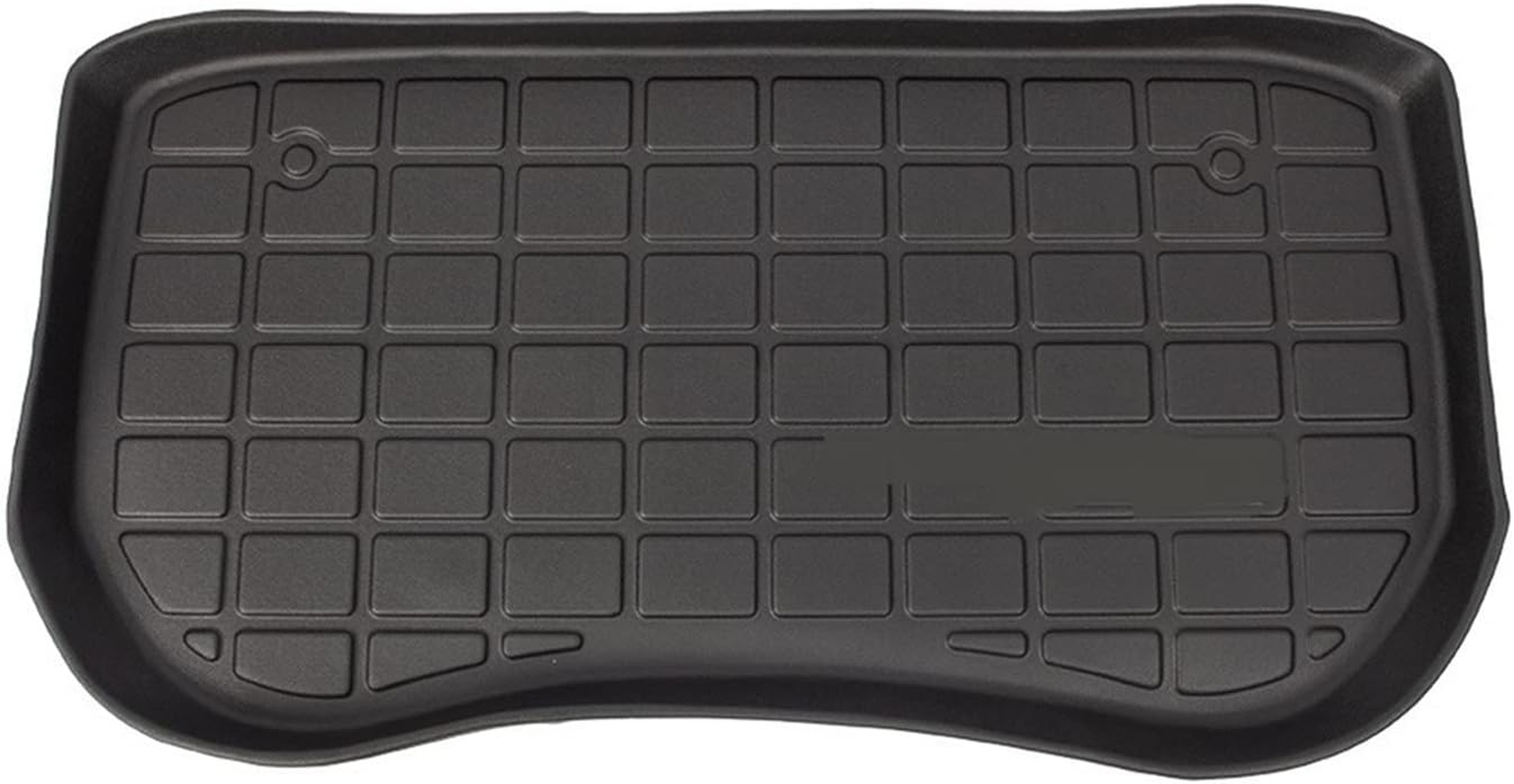 YEJIANGHUA 1PCS Car Front Trunk Mat Compatible with Tesla Model 3 Car Accessories Black Waterproof Wearable Protective Pads Mat Compatible 2021 (Color Name : 2021 Front Mat) image number 4