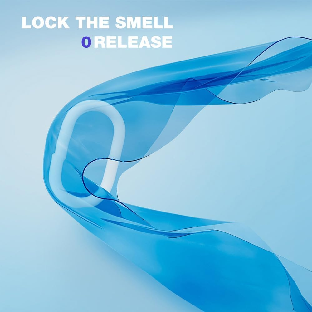 10 Pack Nappy Bin Refills, 6.5M Long Hold 320 Nappies, Diaper Pail Refills Compatible with Angelcare,Twist & Click，Litter Locker and All Other Bins image number 4