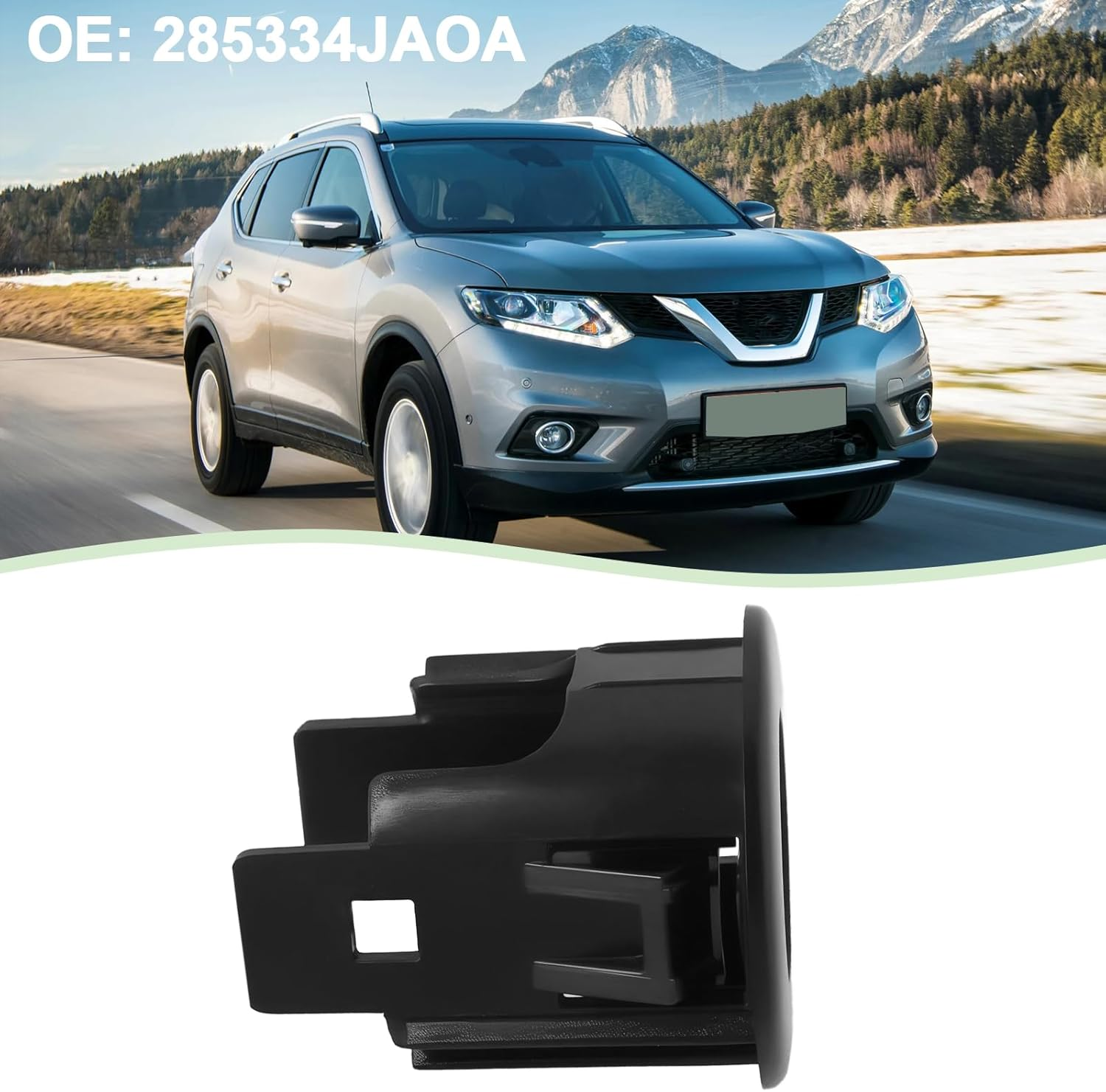 Be in Your Mind 2Pcs Parking Sensor Retainer Bracket Holder PDC Holder Replacement Part 228533 4JAOA Compatible with Nissan X Trail T32 Black image number 6