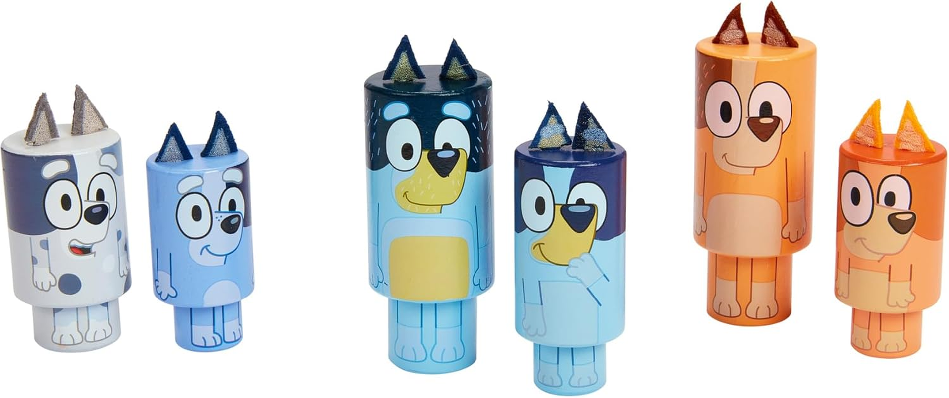 Bluey Wooden Carry along House 22-Piece Activity Toy Playset