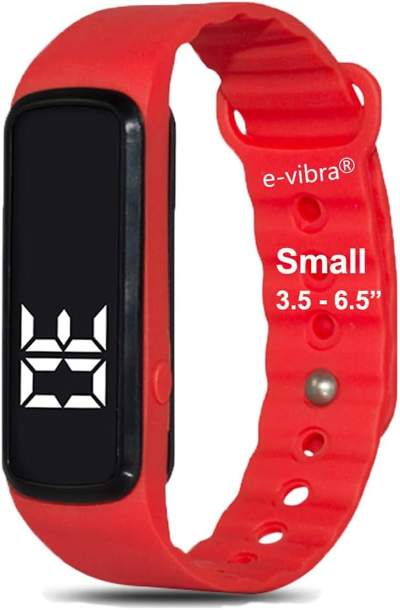 E-Vibra Potty Training Watch - Silent Vibrating Alarm Medical Reminder Watch - with Timer and 12 Daily Alarms