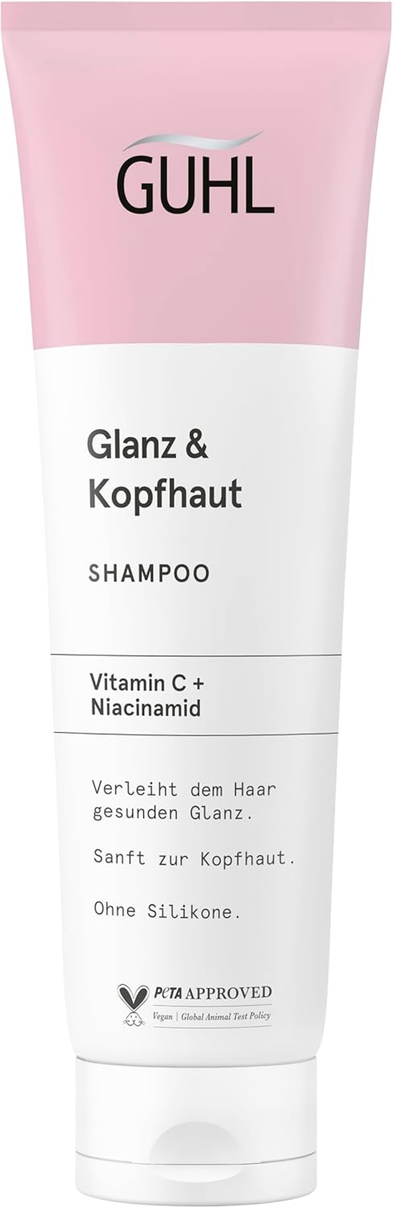 Guhl Shine & Scalp Shampoo &ndash; Contents: 150 Ml &ndash; with Vitamin C & Niacinamide &ndash; Gentle on the Scalp &ndash; No Silicone