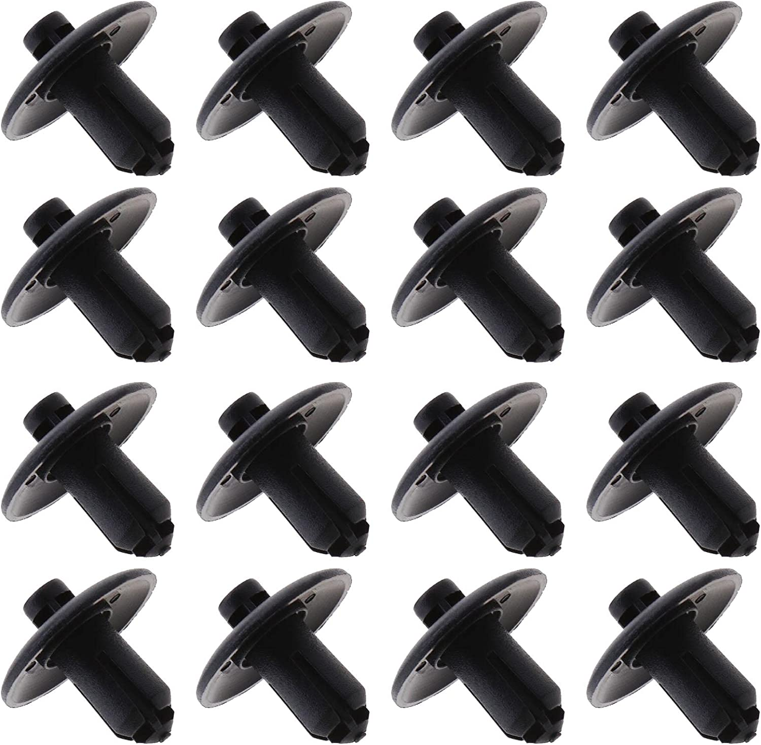 Emsea 30Pcs Wheel Arch Inner Lining Clips Car Bumper Retainers Trim Body Panel Clips 4D0807300 Plastic Compatible with Q3/Q5/Q7/A2/A4/A5/A8/S8/TT Black image number 6