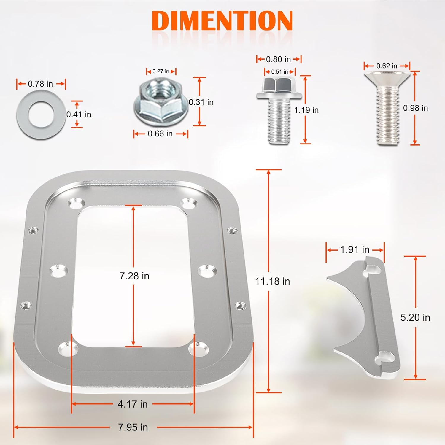 Billet Aluminum Battery Pallet - Trunk Battery Hold down Bracket Perfectly Compatible with Racing Trunk Optima Batteries Tray Blue Yellow Red Top 34M D34M D34 D34/78 34 34/78 image number 1