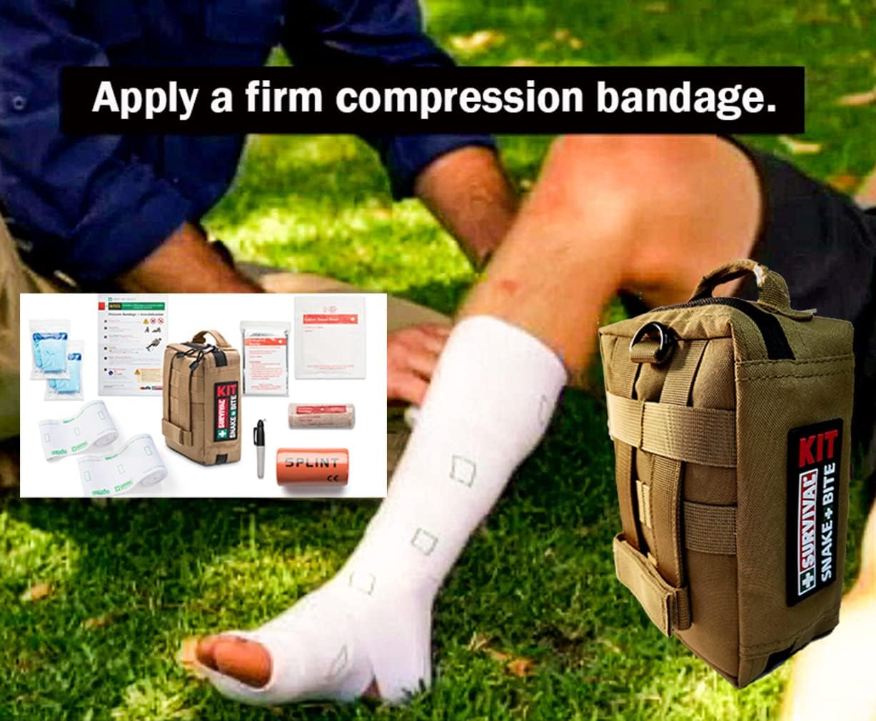 SSSAFE SURVIVAL Snake Bite Kit Designed in Collaboration with SSSAFE Pty Ltd for Australian Venomous Snake and Spider Bite First Aid image number 6