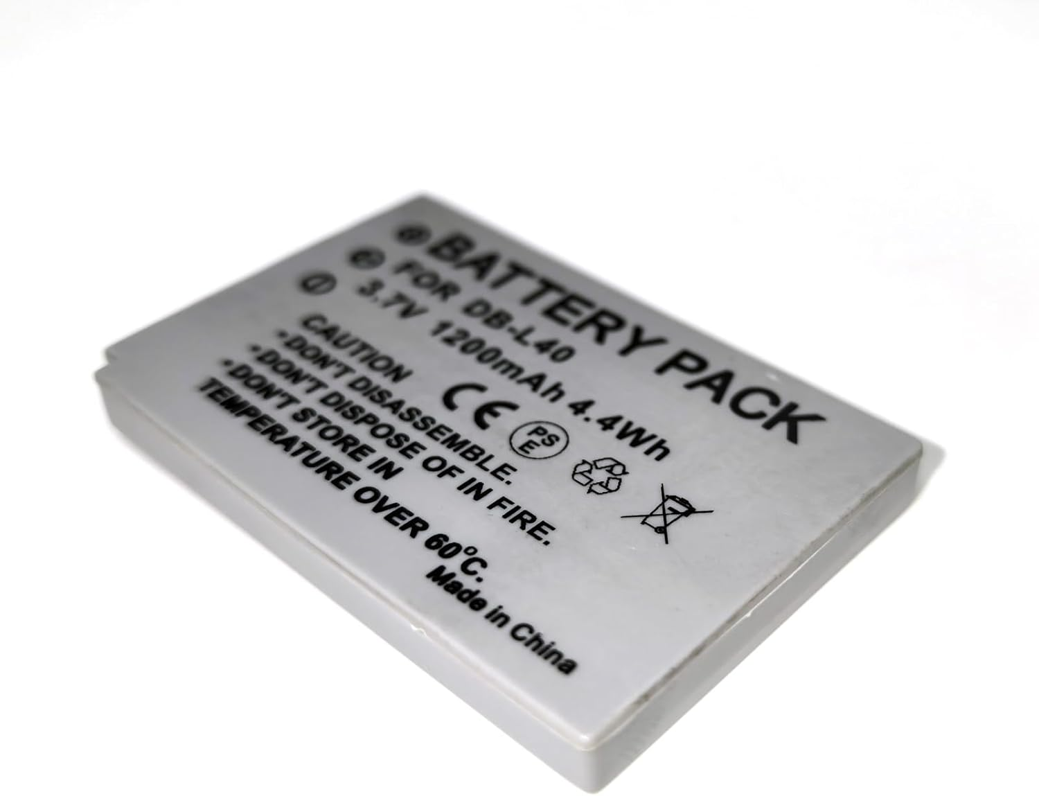 Replacement Battery for Sanyo Xacti DMX-HD1 a DMX-HD15 DMX-HD15A DMX-HD2 a DMX-HD700 DMX-HD800 VPC-HD1 VPC-HD1A VPC-HD15 VPC-HD15A VPC-HD2 VPC-HD2A VPC-HD700 VPC-HD800 DB-L40 DB-L40A DB-L40AU VAR-L40U image number 2