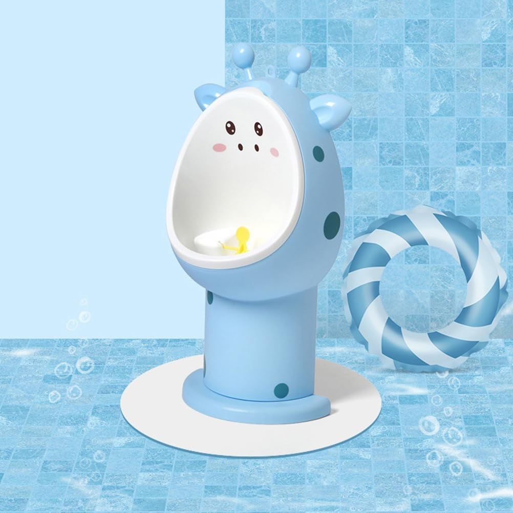 ERINGOGO Boys Urinal Potty Training Standing Toddler Urinal with Cartoon Design Adjustable Height and Removable Bowl for Easy Cleaning image number 5