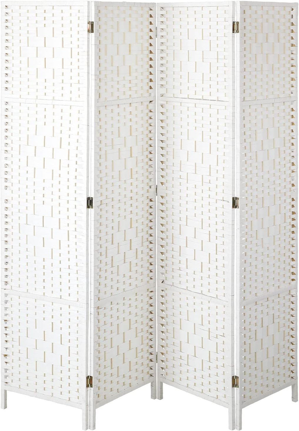 Oikiture 4 Panel Room Divider Privacy Screen White image number 4