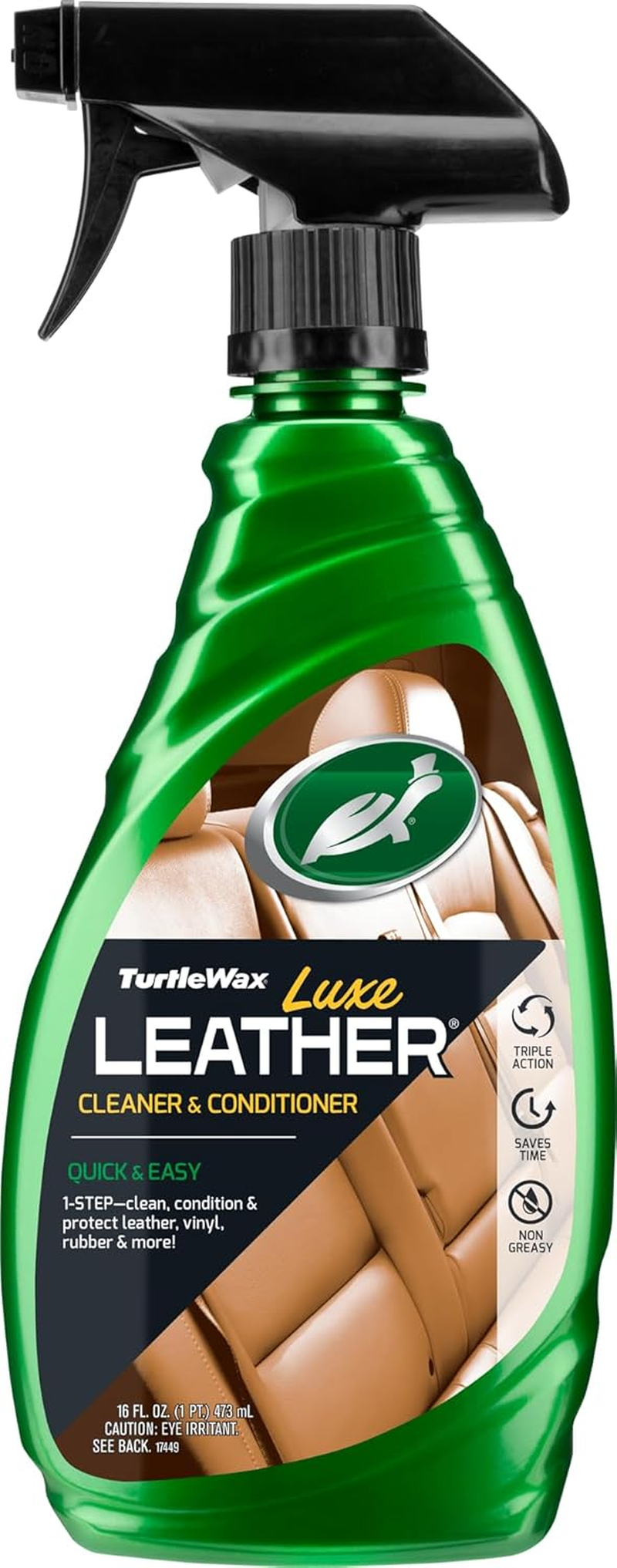 Turtle Wax Leather Clean and Conditioner, 473Ml image number 3