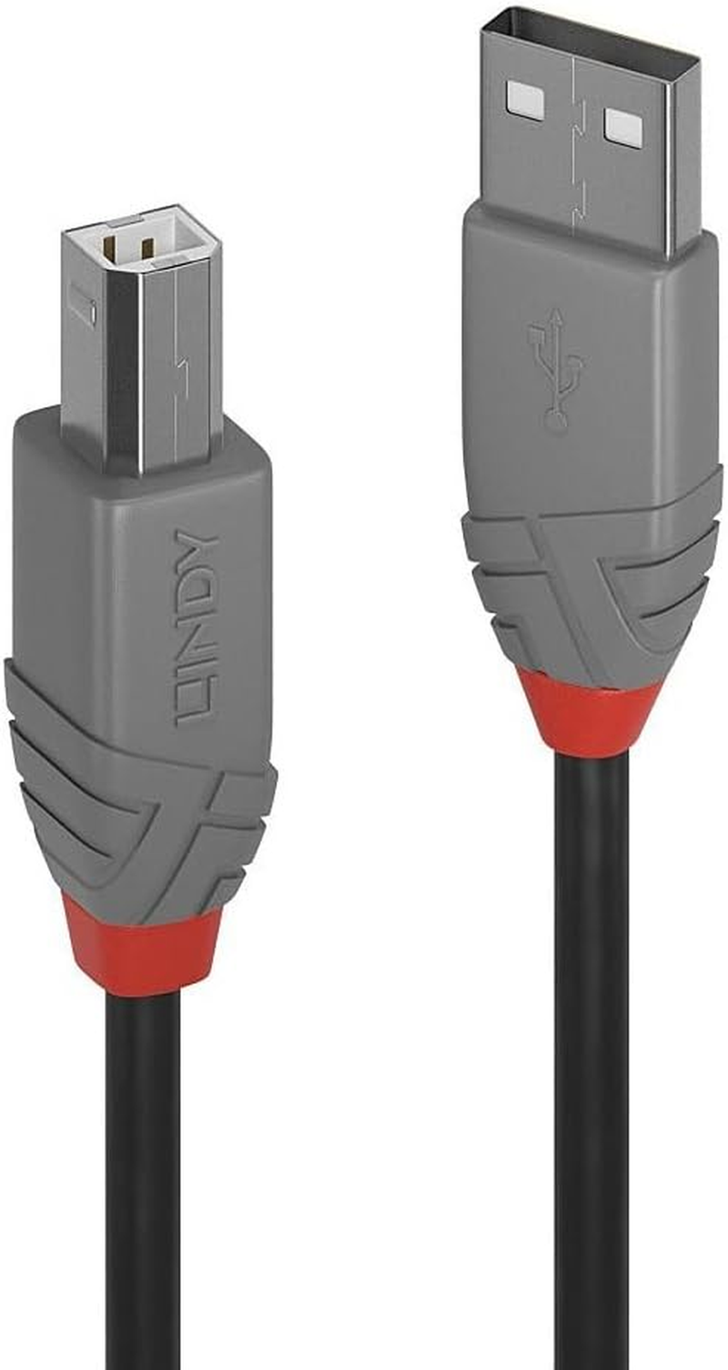 Lindy USB 2.0 Type a to B Cable, Cromo Line, 0.5M Length image number 4