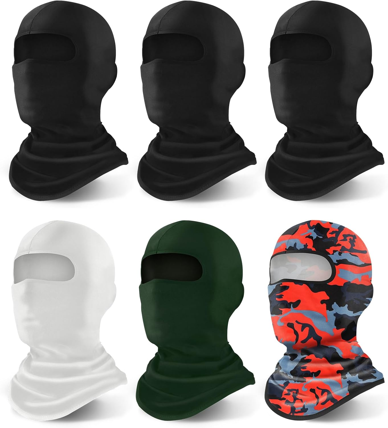 YESLIFE Ski Mask, Balaclava Face Mask for Men and Women, Skiing, Snowboarding, Motorcycle, UV Protection & Wind Protection