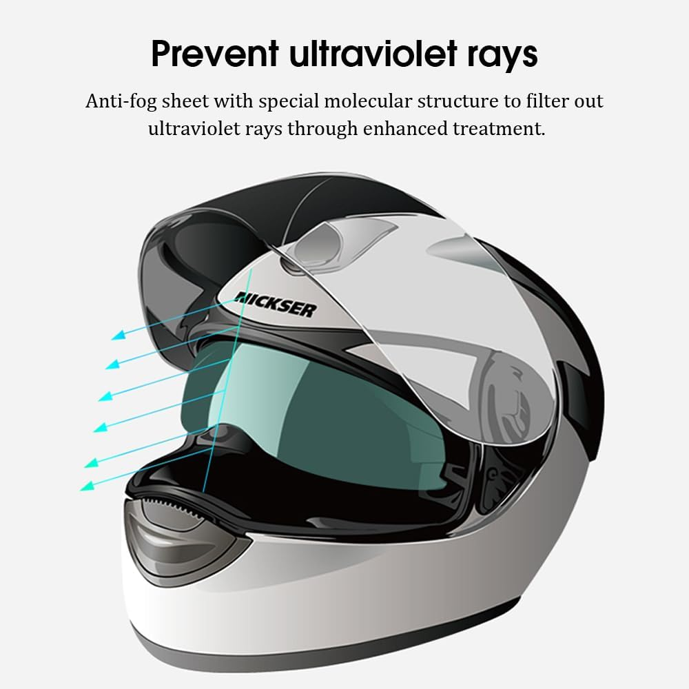 Anti Rain Film Fog Resistant Film for Motorcycle Helmet Shield Helmet Visor image number 1