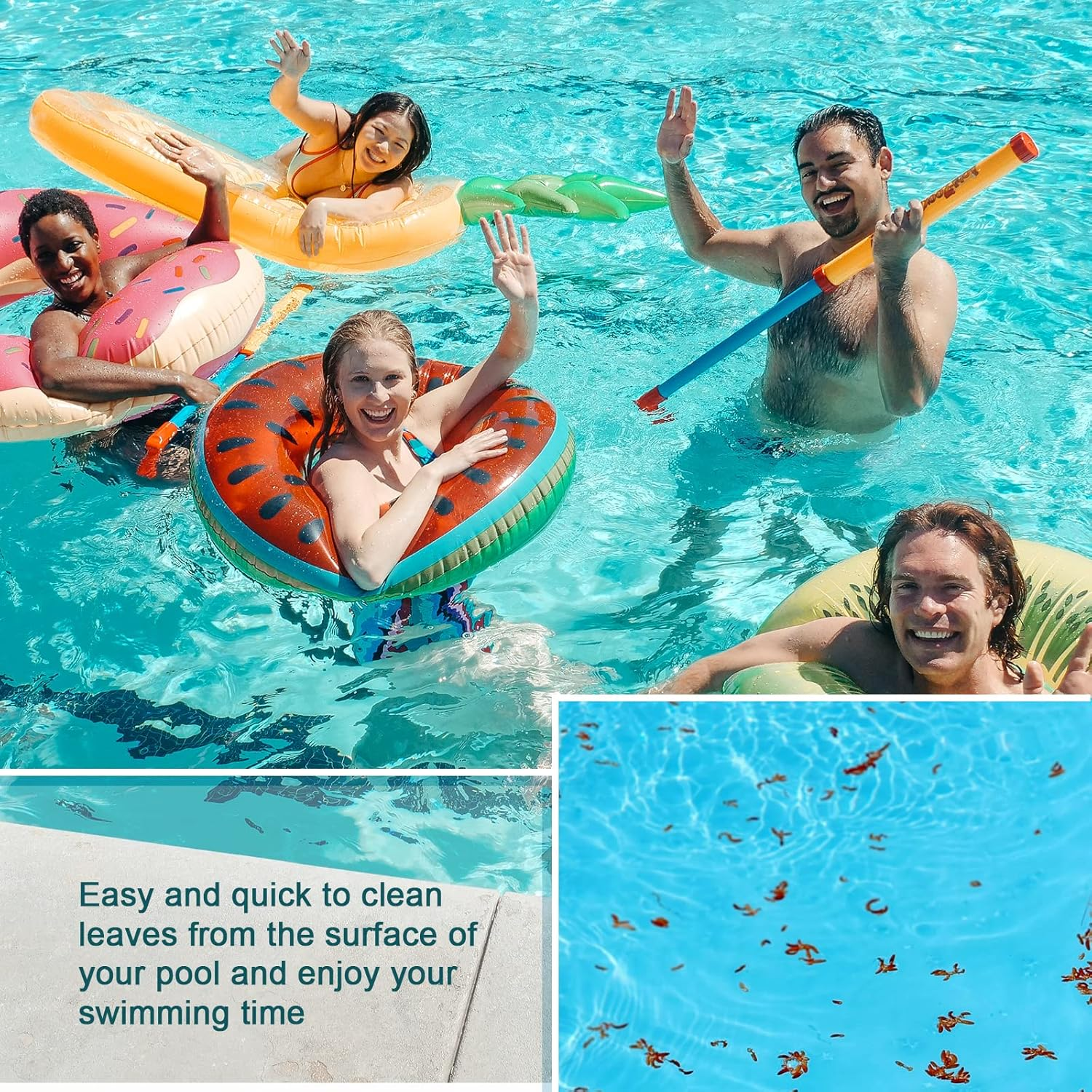 TOYMIS Pool Skimmer Swirl, Inground Swimming Pool Vortexs Skimmer Functional Streamline Designed for 8'' Skimmers Basket for Swimming Season Pool Cleaning Pool Skimmer Accessory image number 5