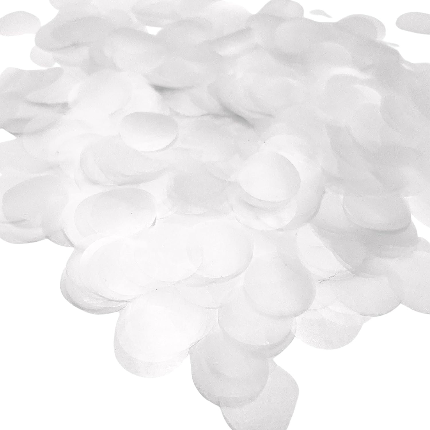 Dissolving Eco-Friendly Biodegradable Wedding Confetti, Sustainable 40G Rice Paper Circle Confetti, Water Soluble, Venue-Safe for Outdoor Weddings, Parties & Celebrations - White Rice Paper image number 3
