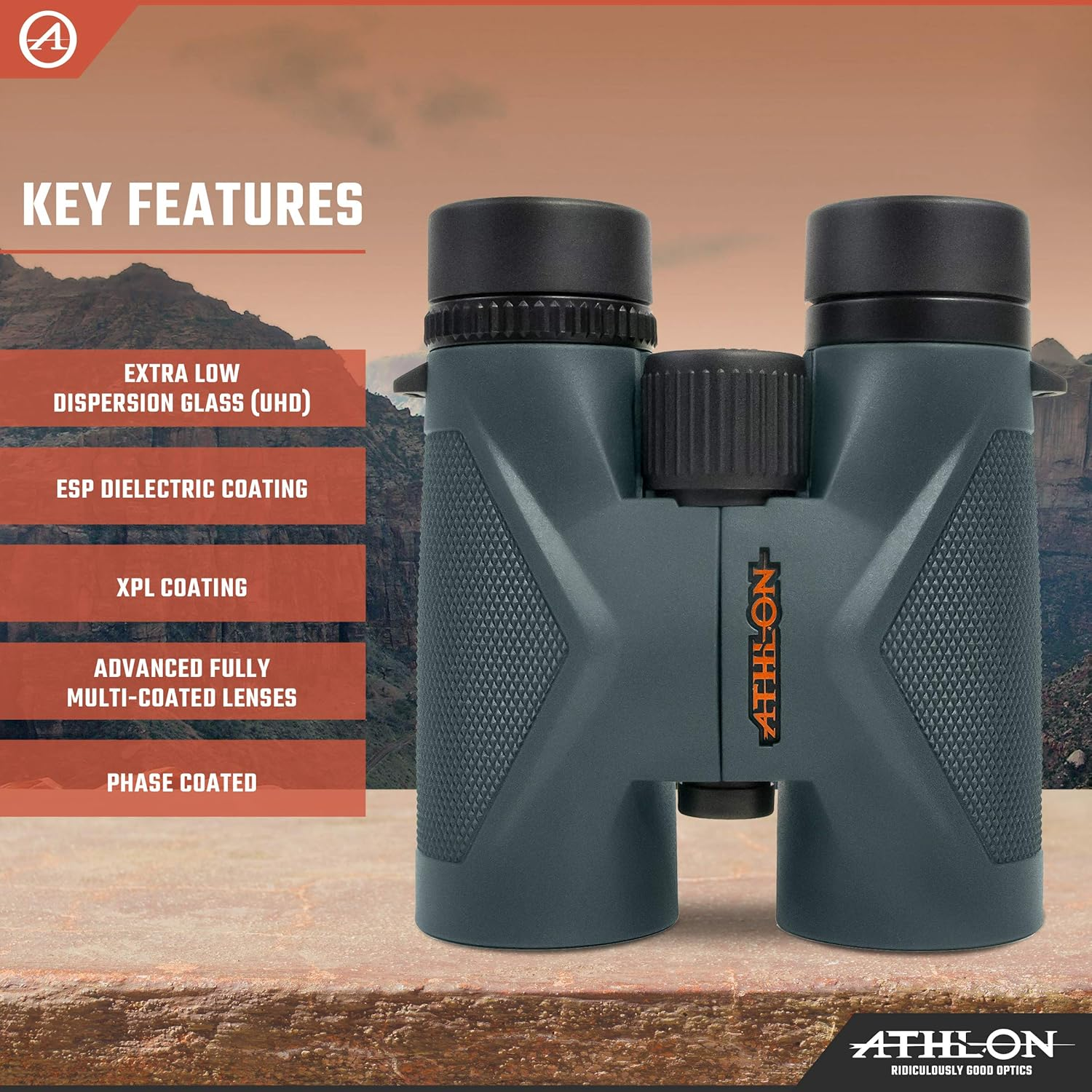 Athlon Optics, Midas, Binocular,