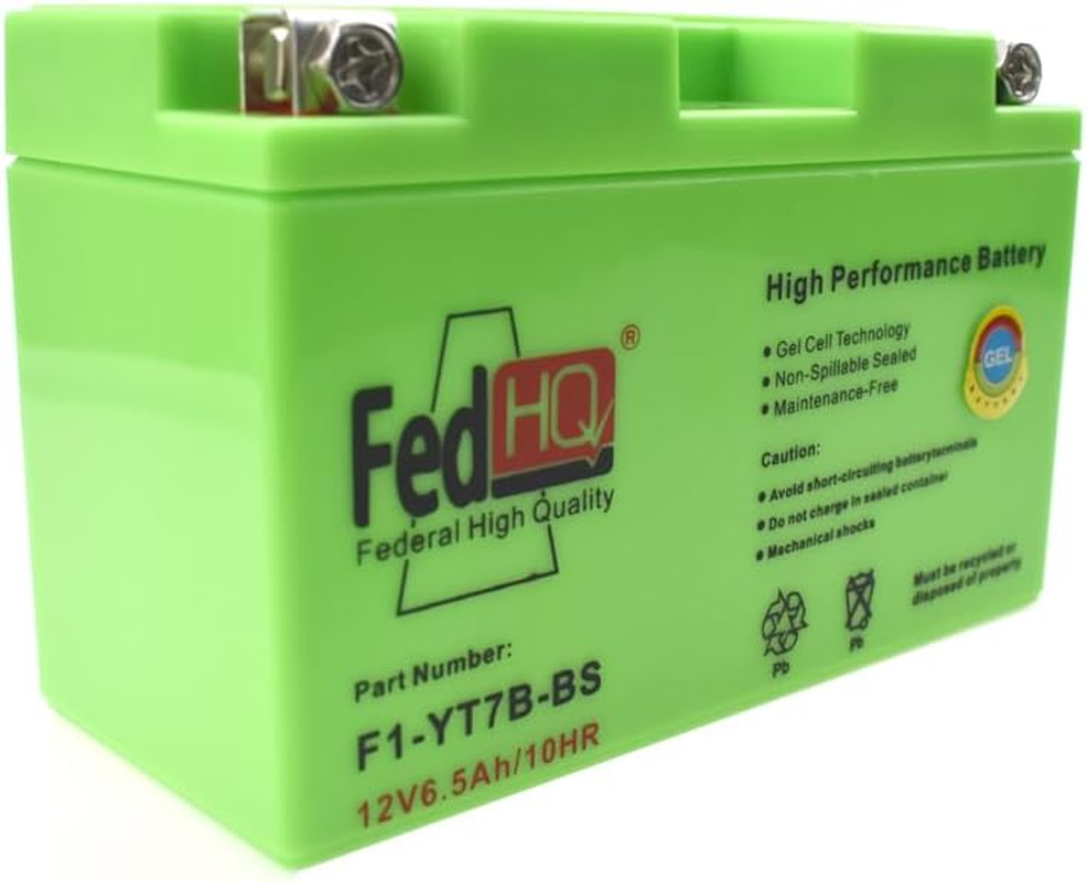 YT7B-BS 12V 6.5Ah Motorcycle GEL Battery Dirt Bike ATV Quad Scooter Motorbike Replace YT7B-4 GT7B-4 UT7B-4 CT7B-BS MB7U image number 4